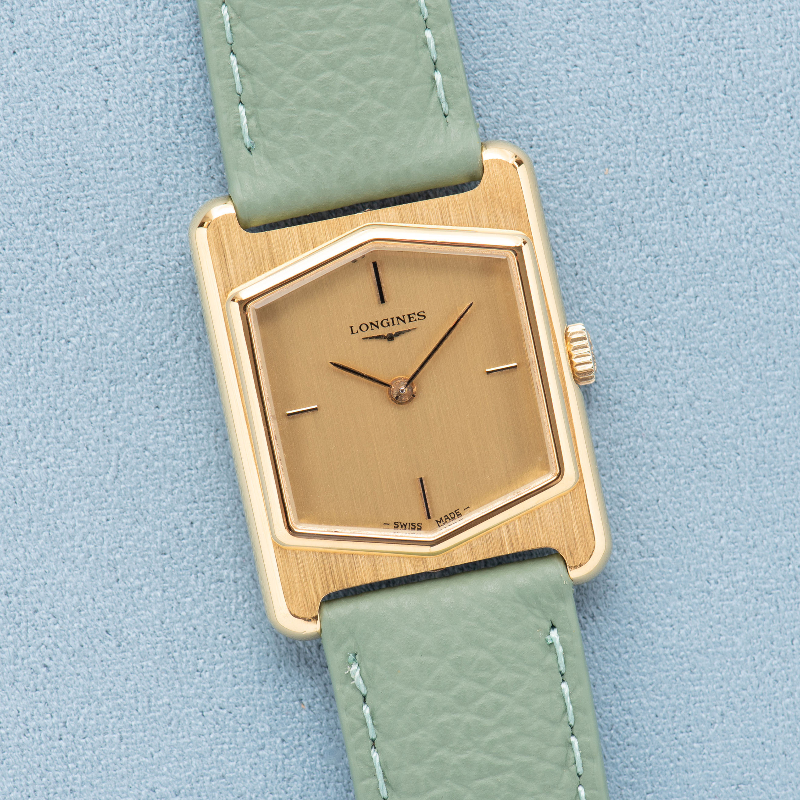 Longines Mécanique Gold Plated — Réf. 5074 2 805 — Années 1970-80
