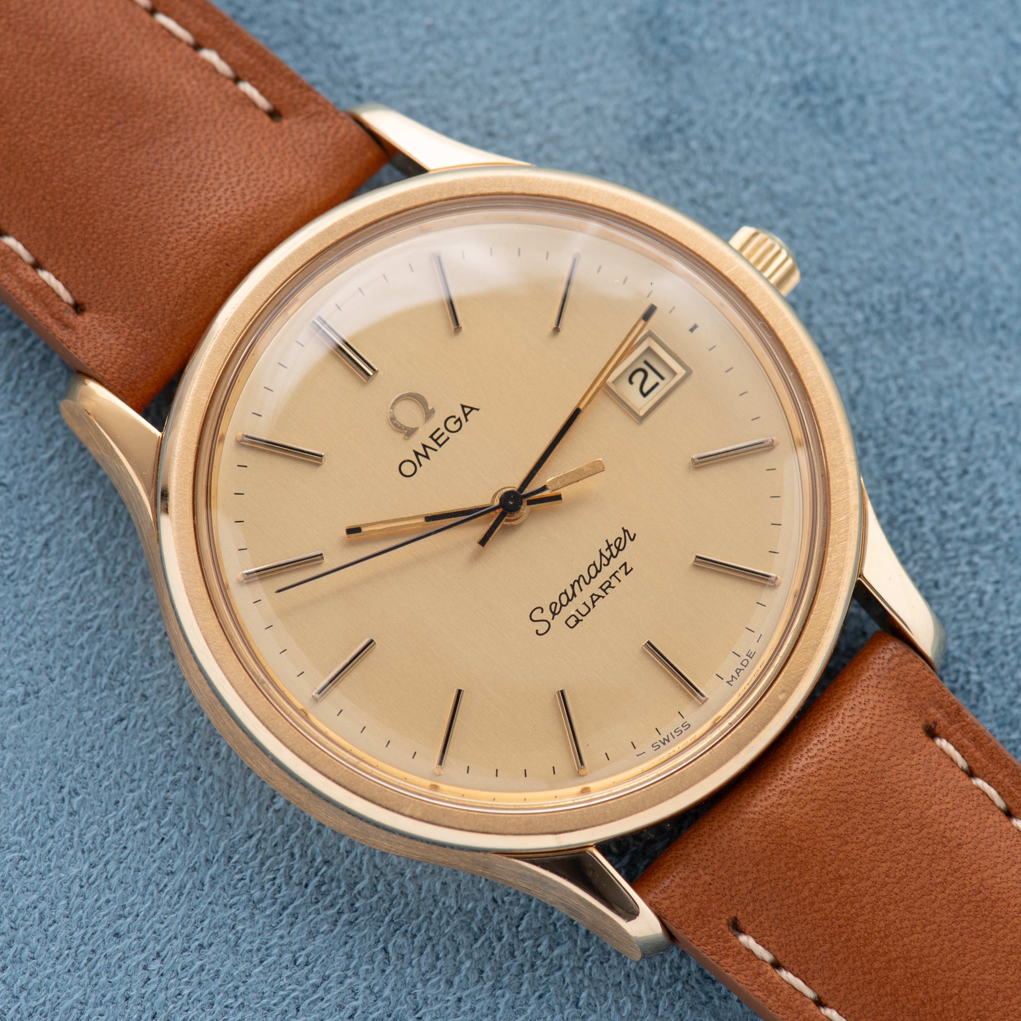 Vue de Omega Seamaster Quartz from 1977 cal 1342 Réf 196.0106