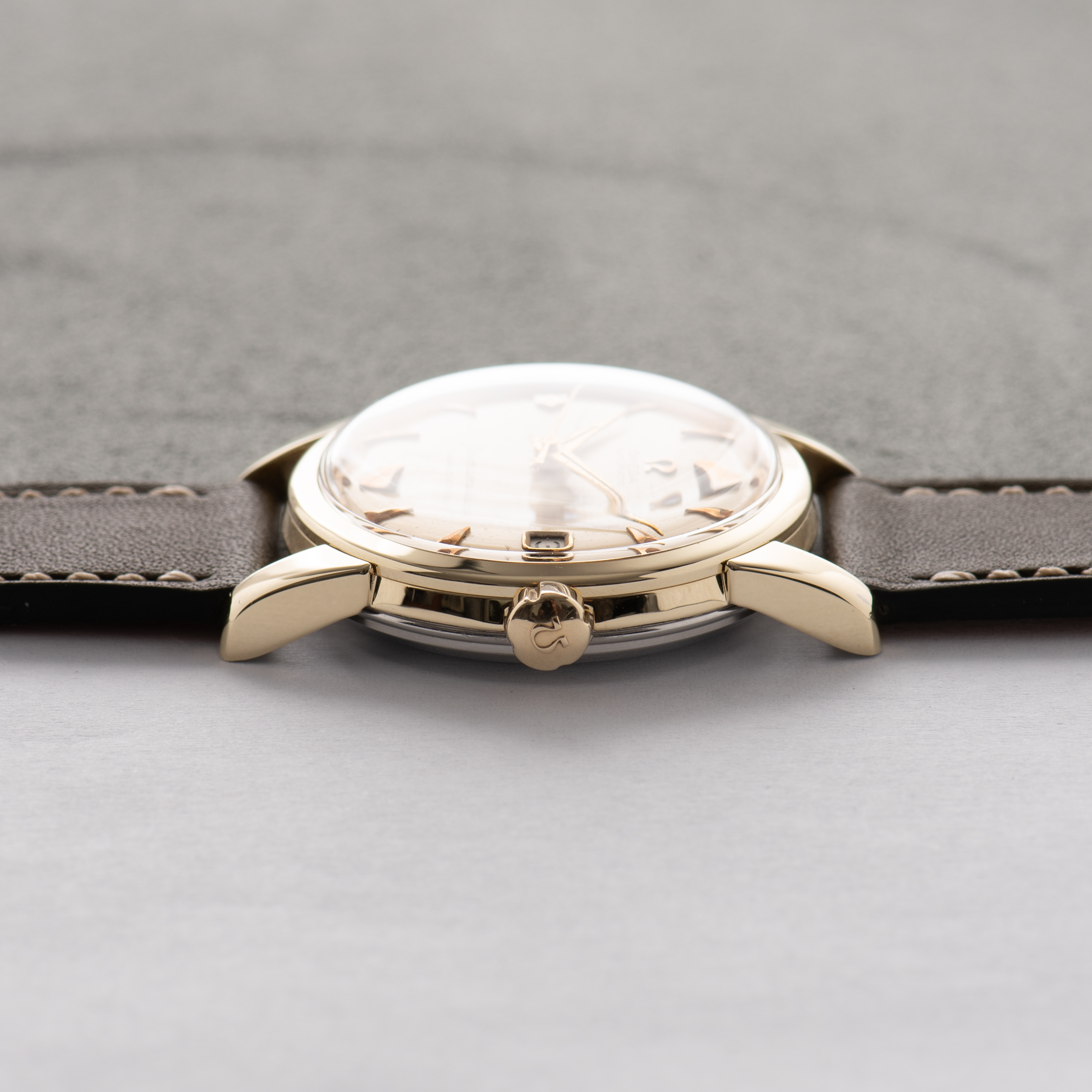 View of Omega Automatic Seamaster ref 2849-6 SC from 1956