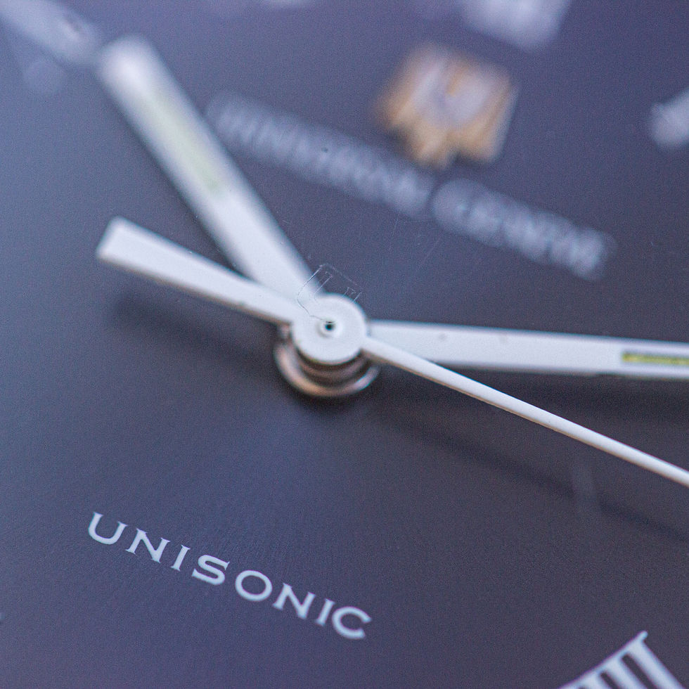 Thumbnail: Universal Genève Unisonic réf 852101 cal 1-52 New Old Stock