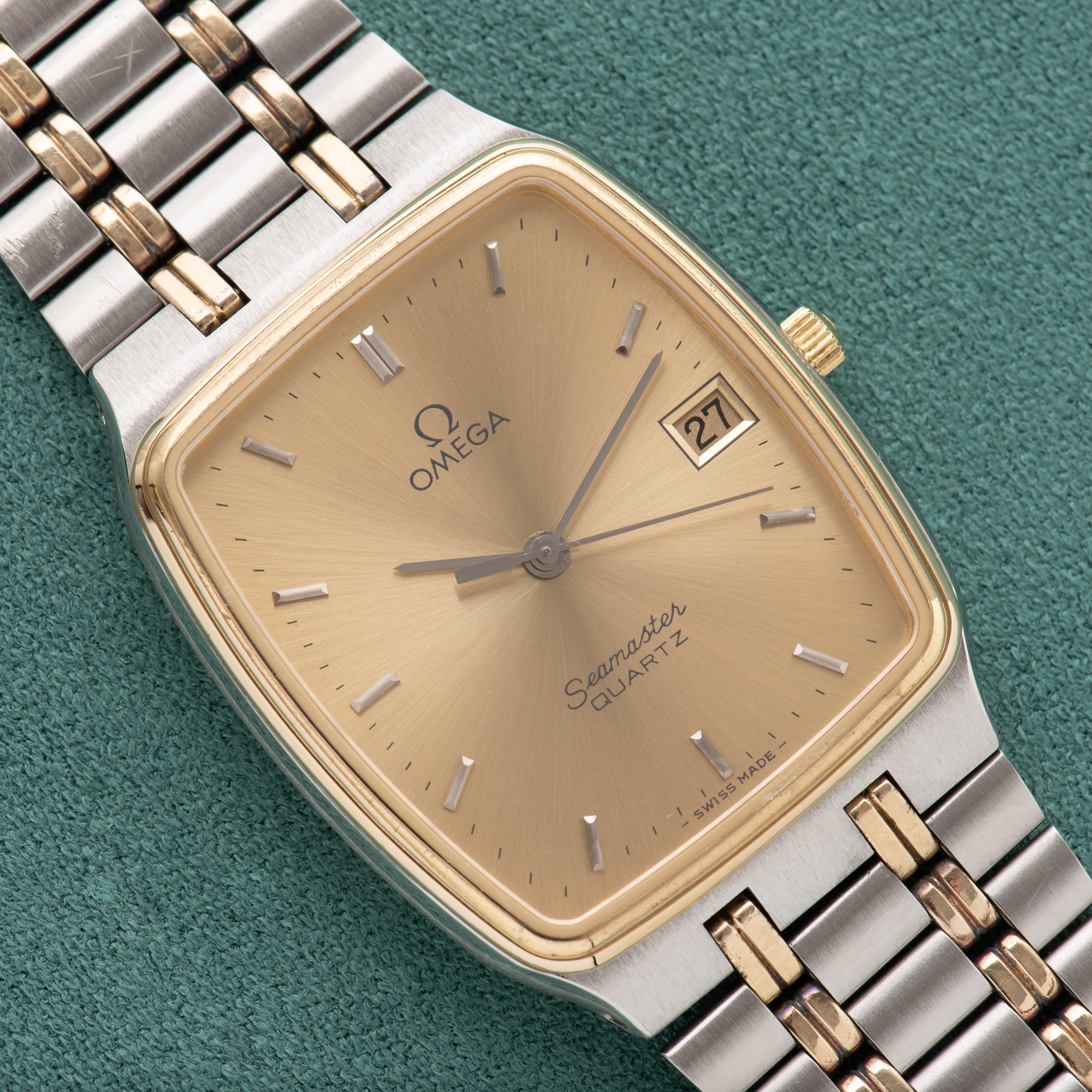 Vue de Omega Seamaster Quartz Gold plated/steel réf 196.0239 from 1984