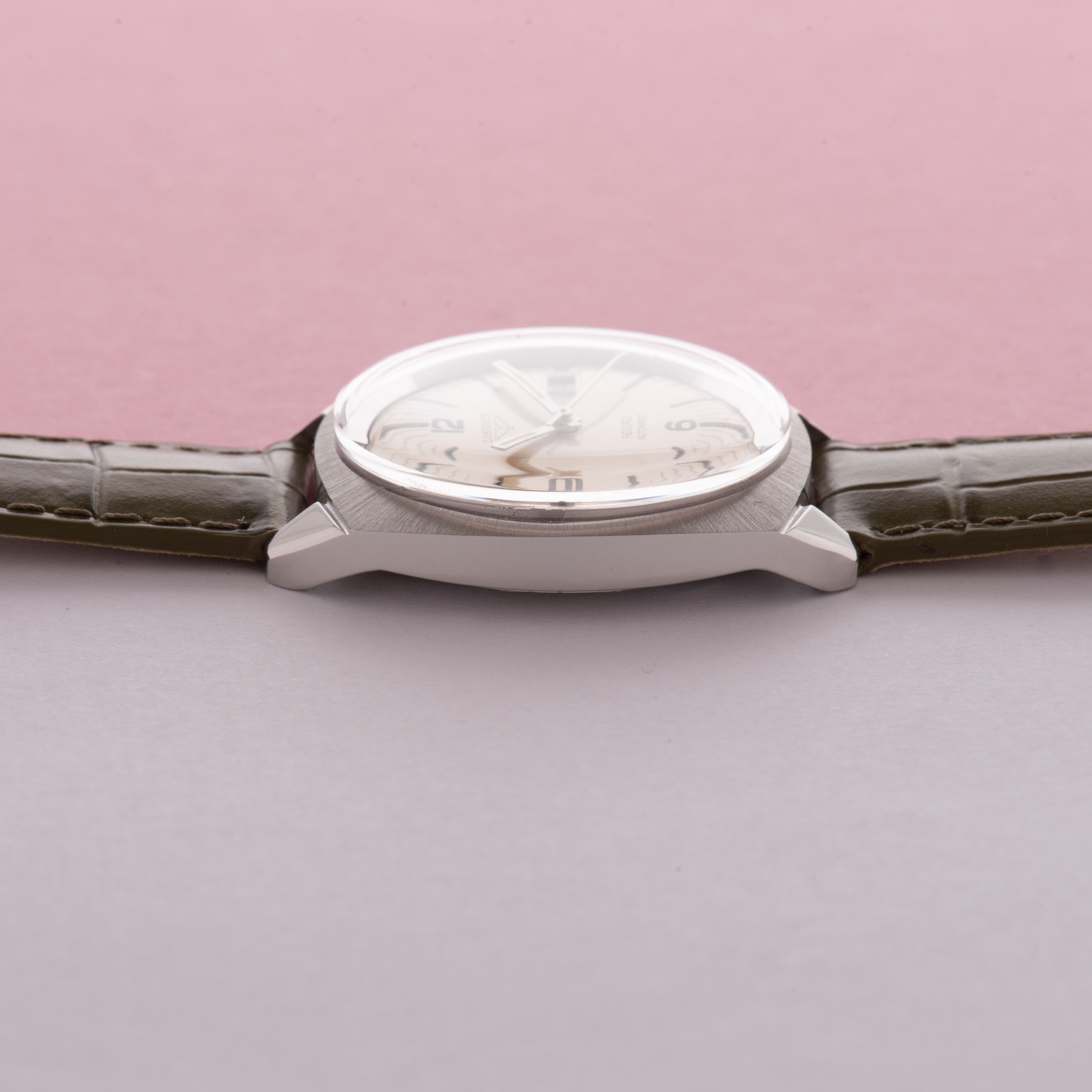 Vue de Longines Record Automatic ETA 2638 réf 504041