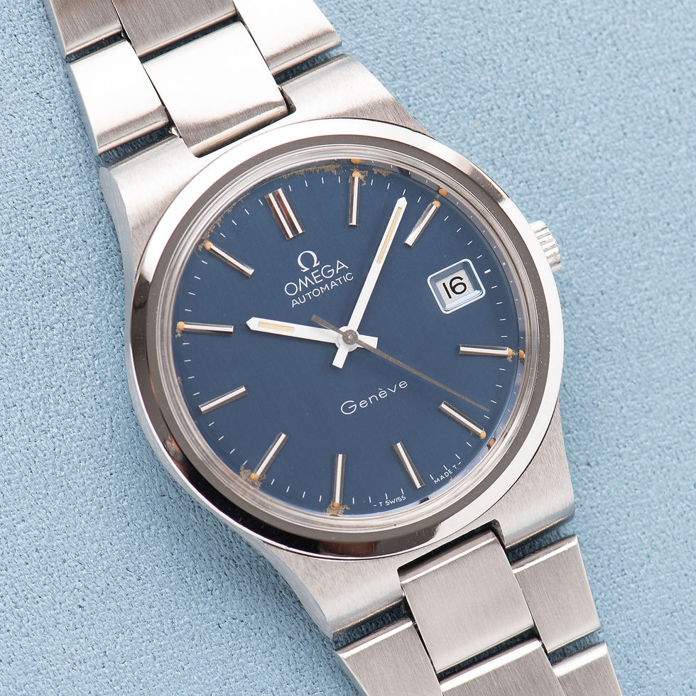 Miniature : Omega Genève Automatic Blue Dial — Réf. 166.0173 — 1971