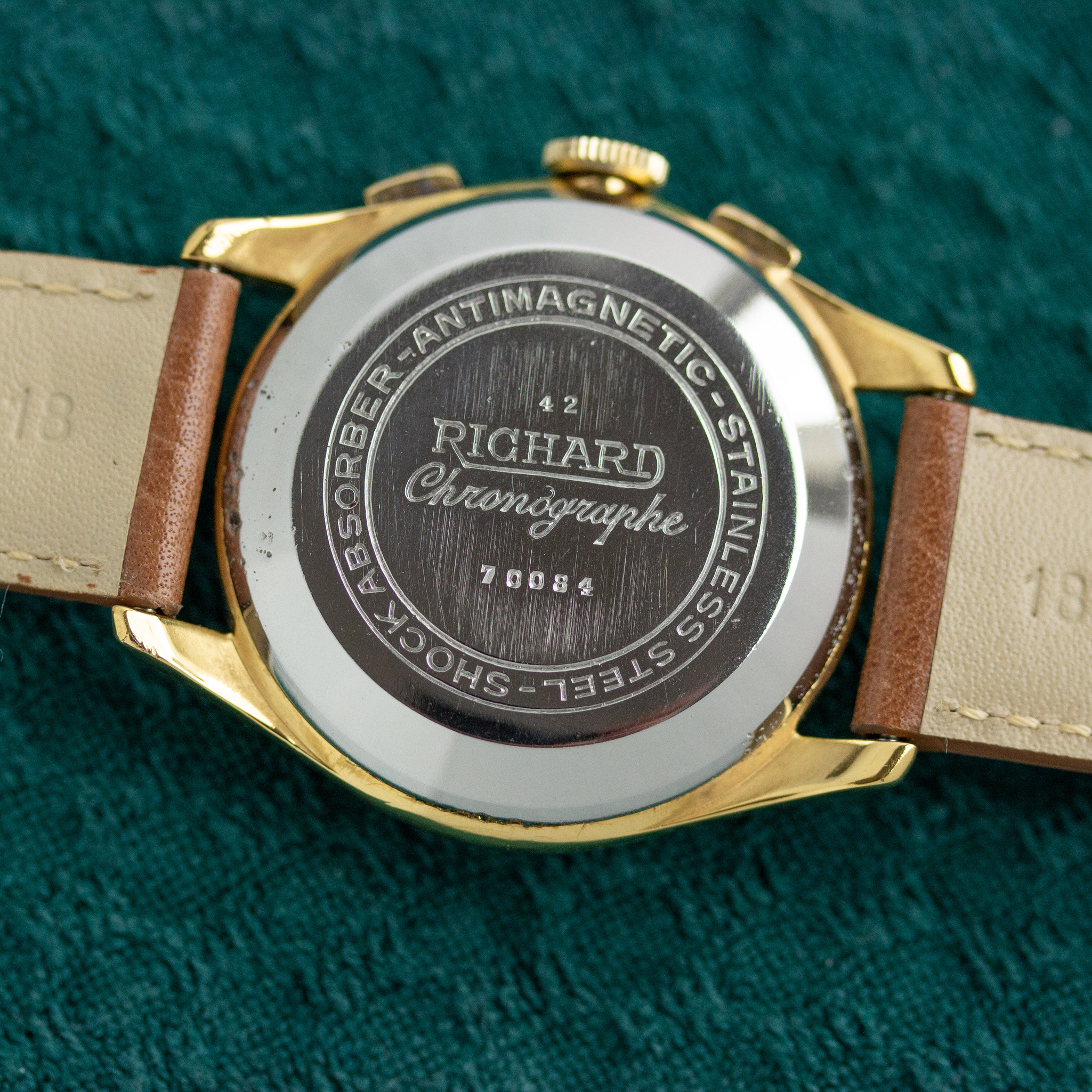 Vue de Richard Chronographe incabloc valjoux 23