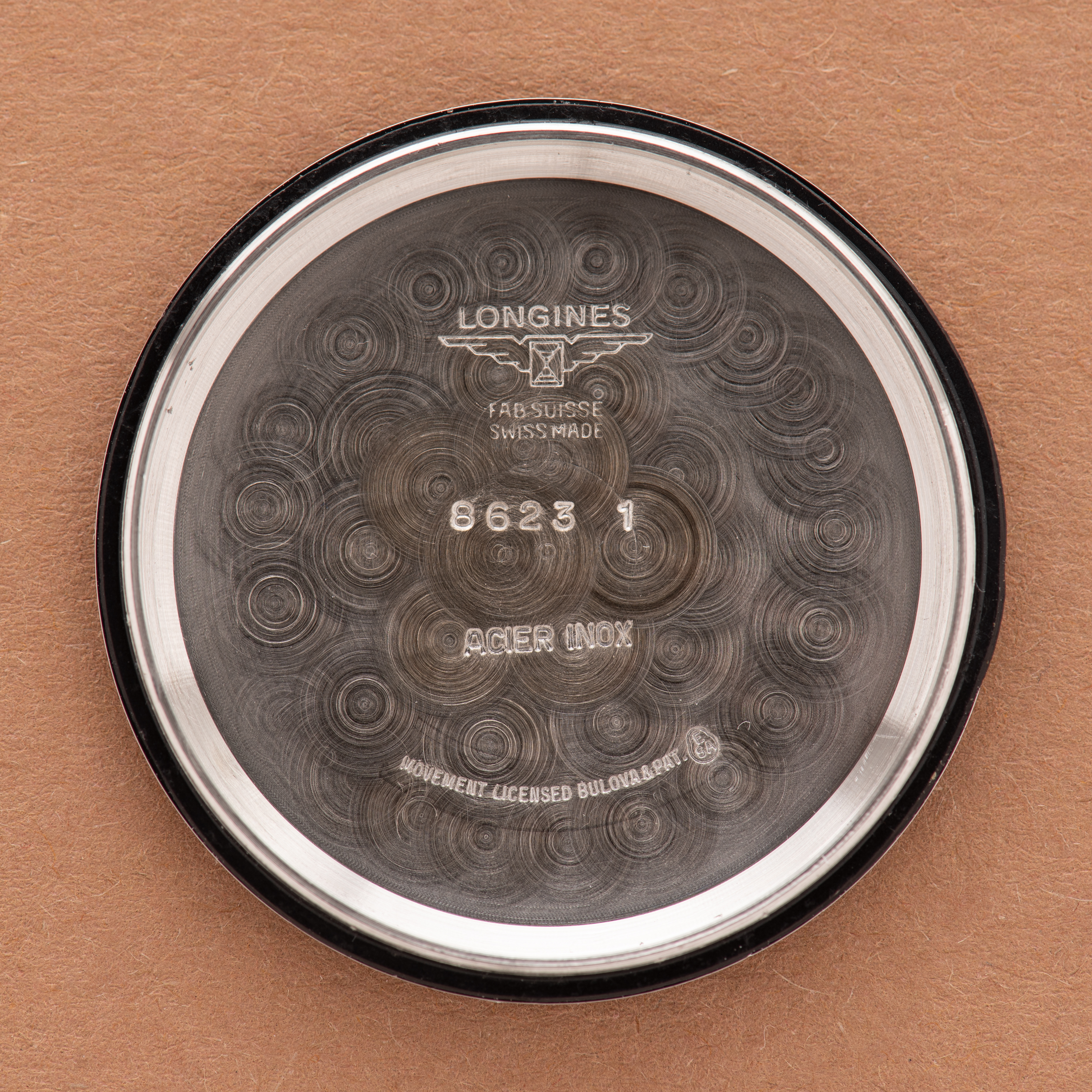 Zicht op Longines Ultronic ref 8623-1 cal 6312