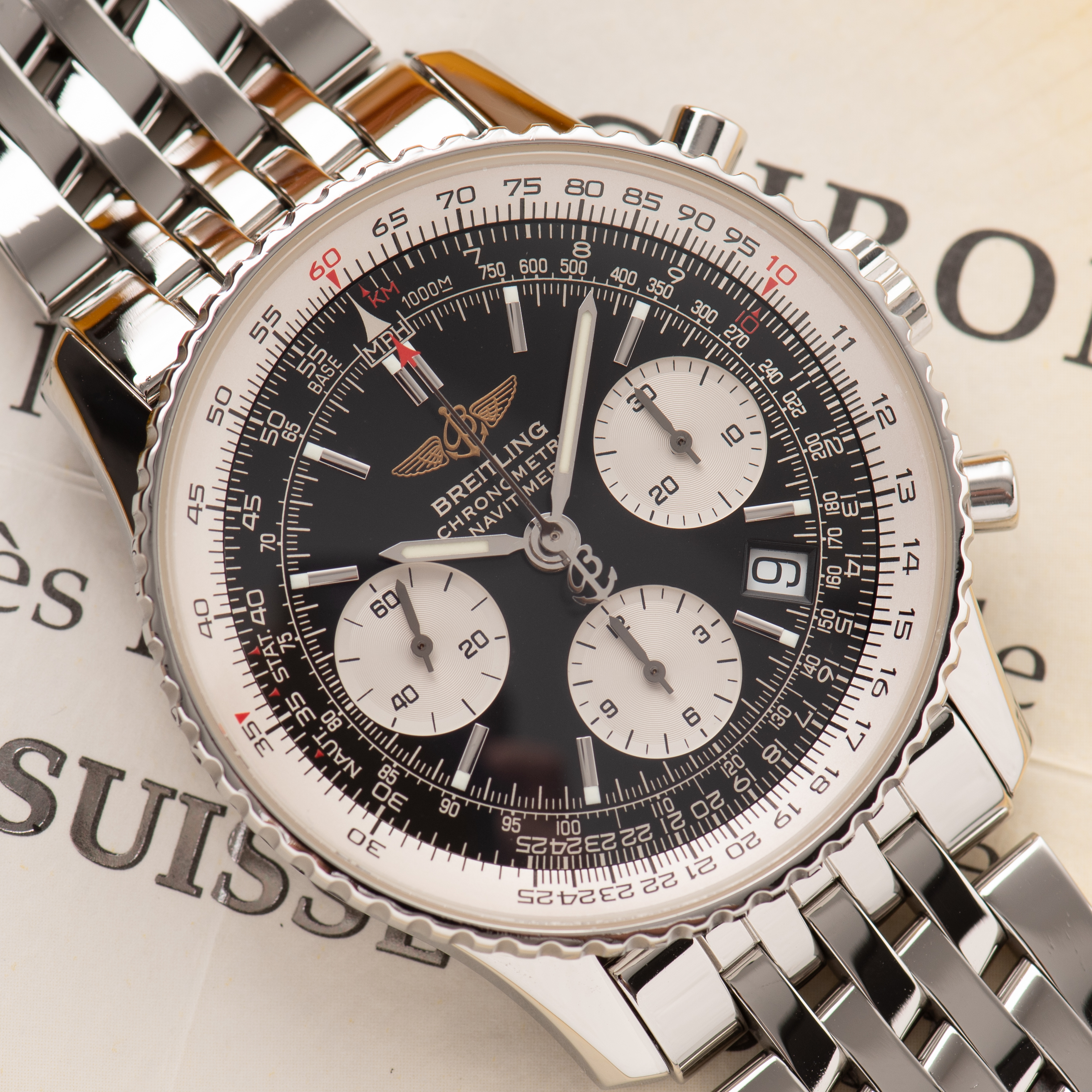 Vue de Breitling Chronometer Navitimer Chronograph A23322 Full Set from 2007