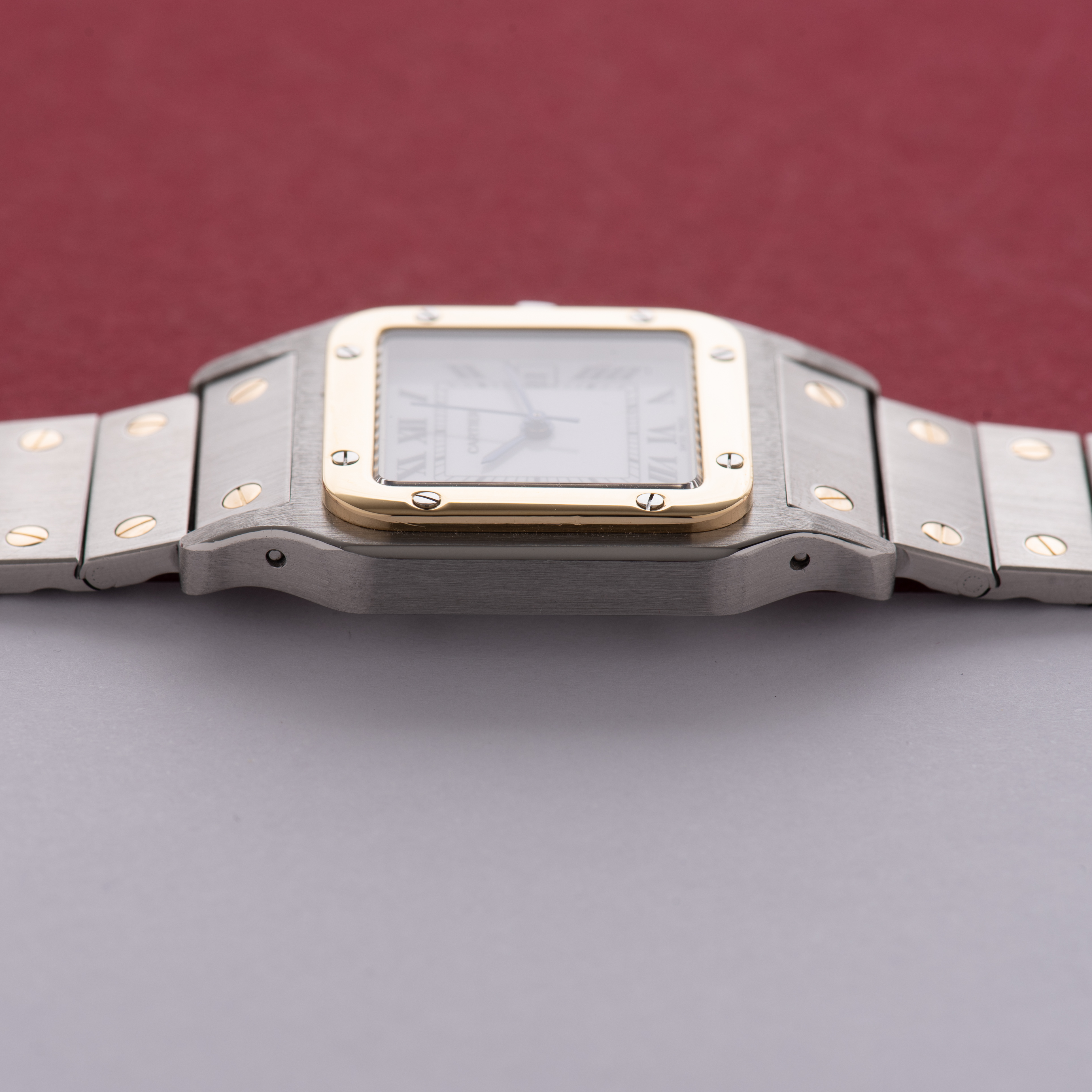 Vue de Cartier Santos Galbée or/acier réf 2961