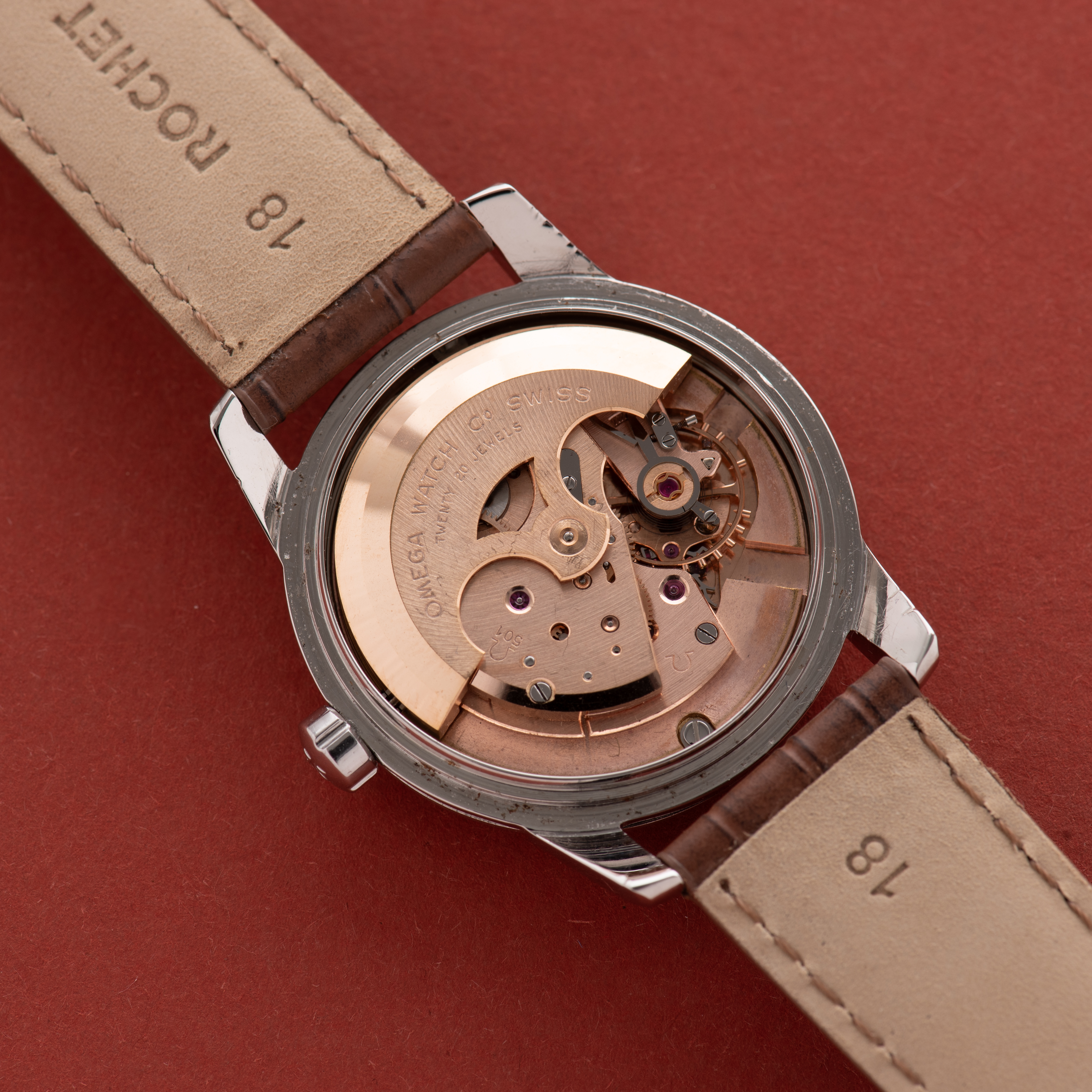 Vue de Omega Automatic Seamaster réf 2846-2848 4 SC cal 501 from 1956