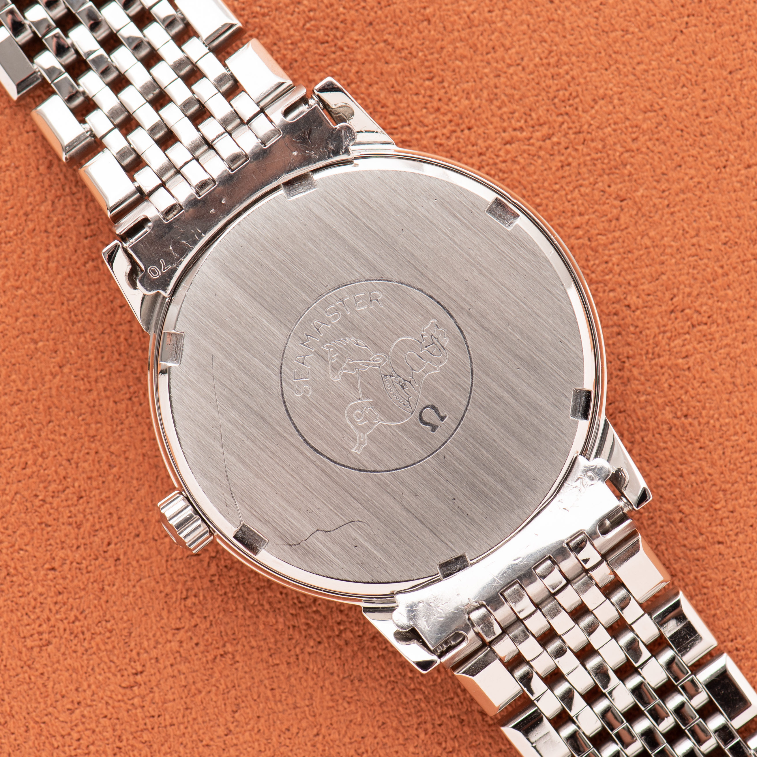 Vue de Omega Seamaster 600 réf 136.011 with Omega Milanese Mesh from 1967