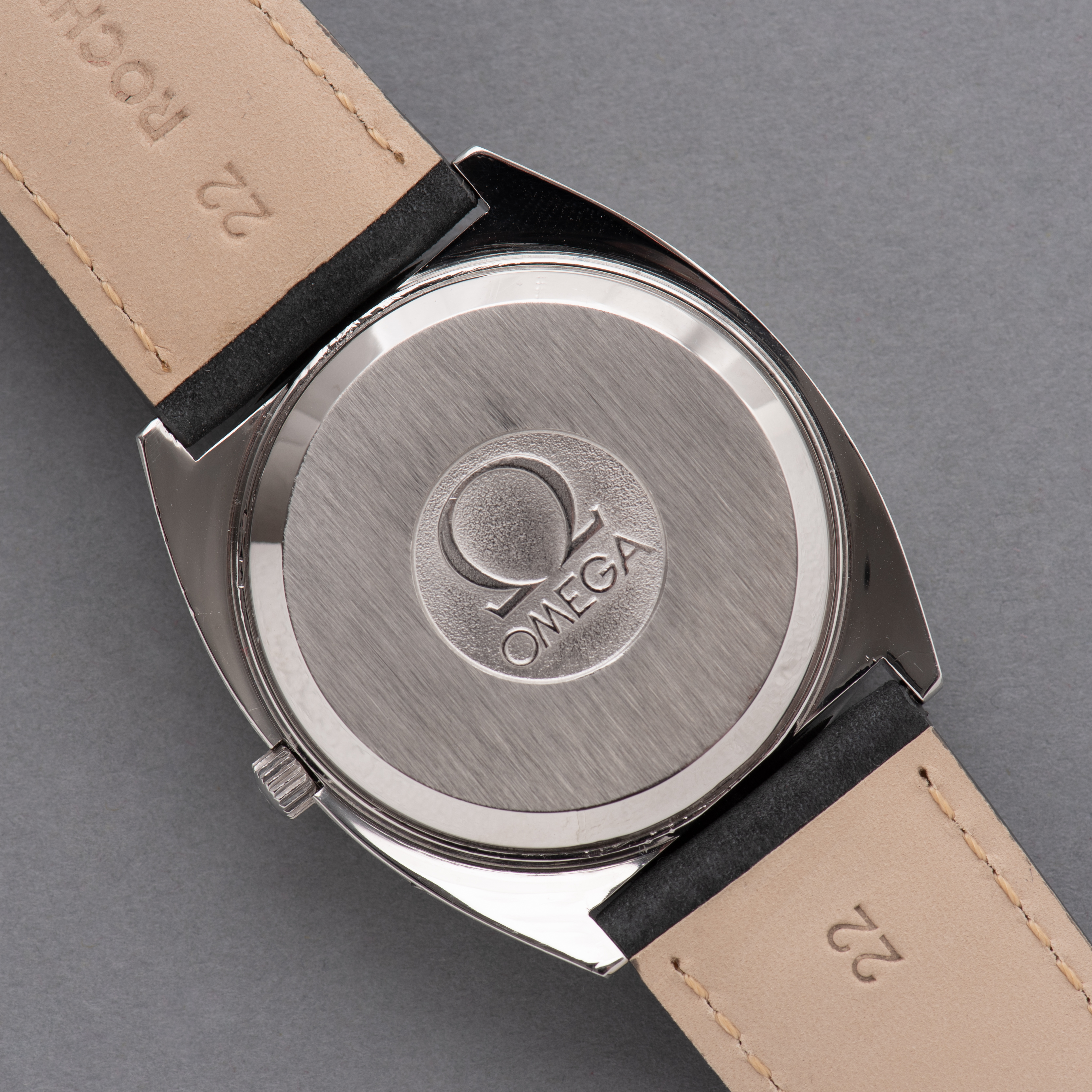 Zicht op Omega Quartz Day-date ref 196.0066 uit 1975