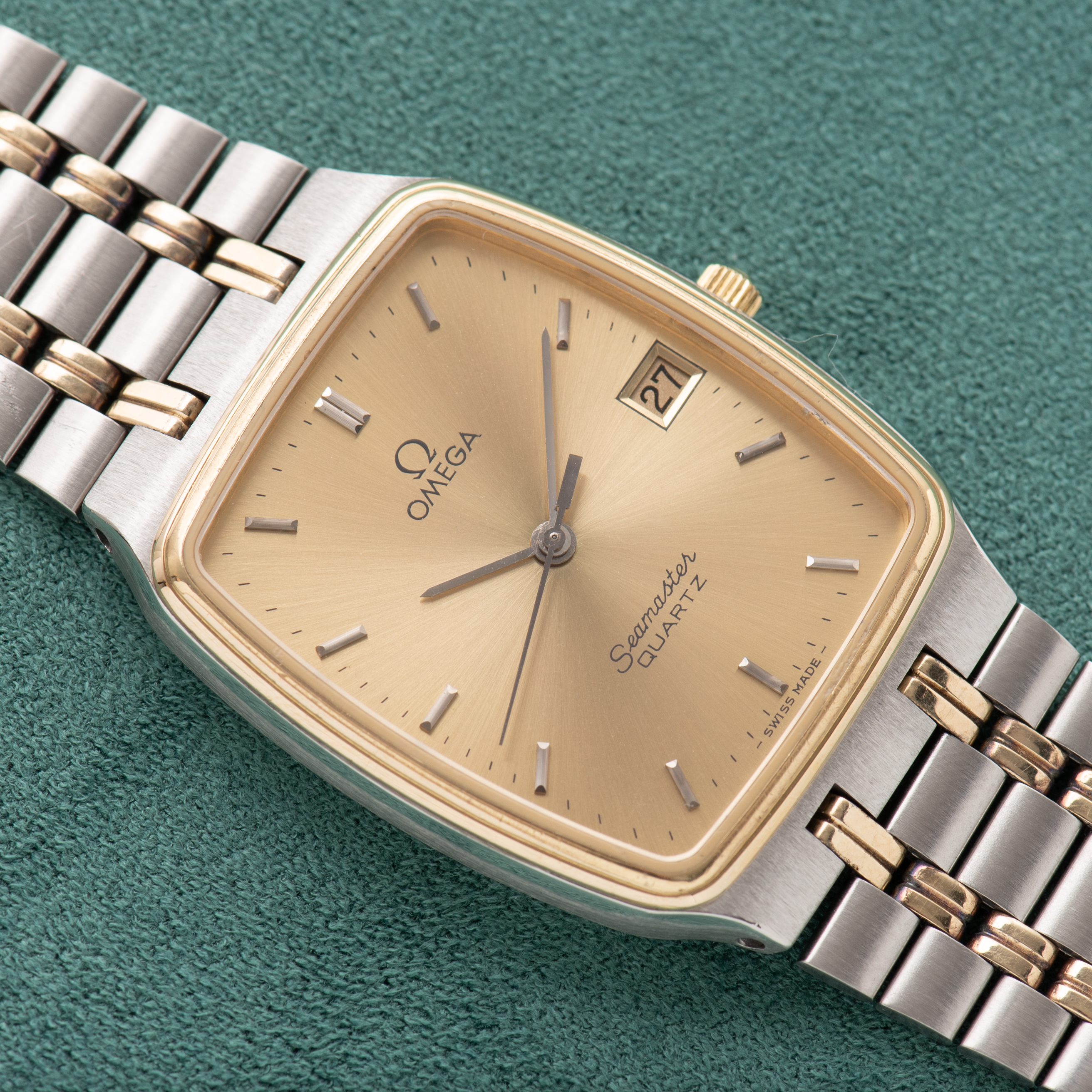 Vue de Omega Seamaster Quartz Gold plated/steel réf 196.0239 from 1984