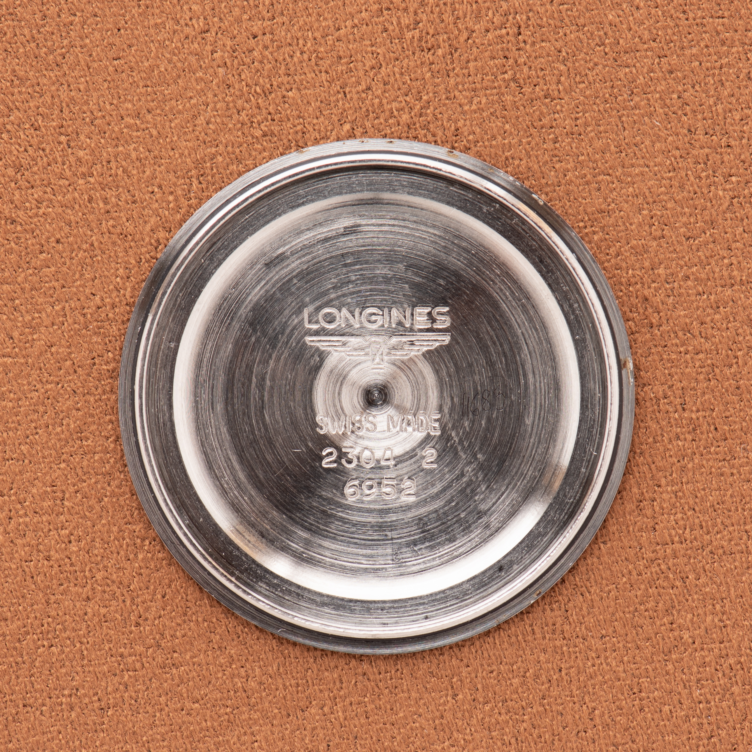 Vue de Longines Admiral HF Steel – Calibre 6952 – Réf. 2304-2 – Circa 1970-1980