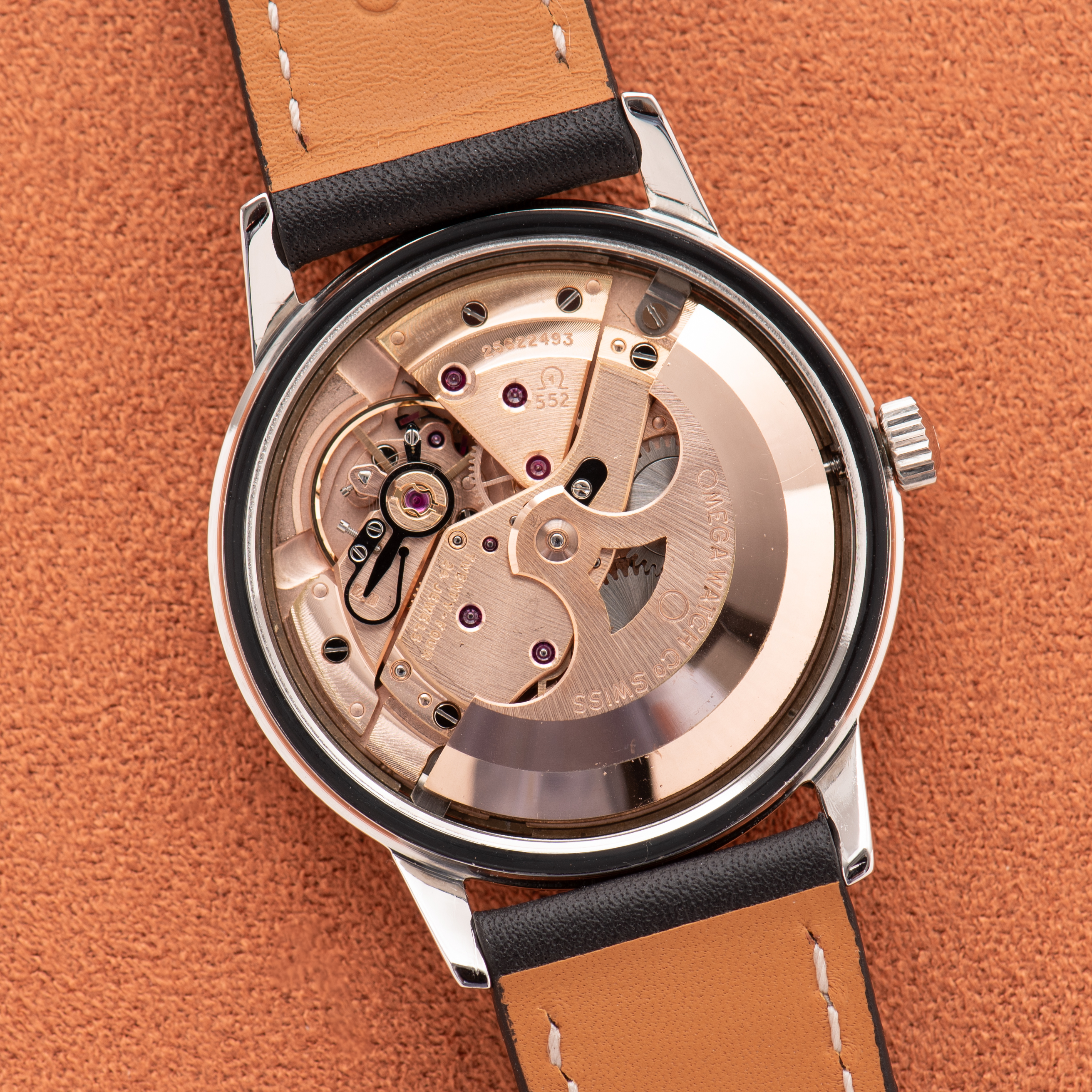 Vue de Omega Automatic Seamaster Genève réf 165.002 cal 552 "double signature"