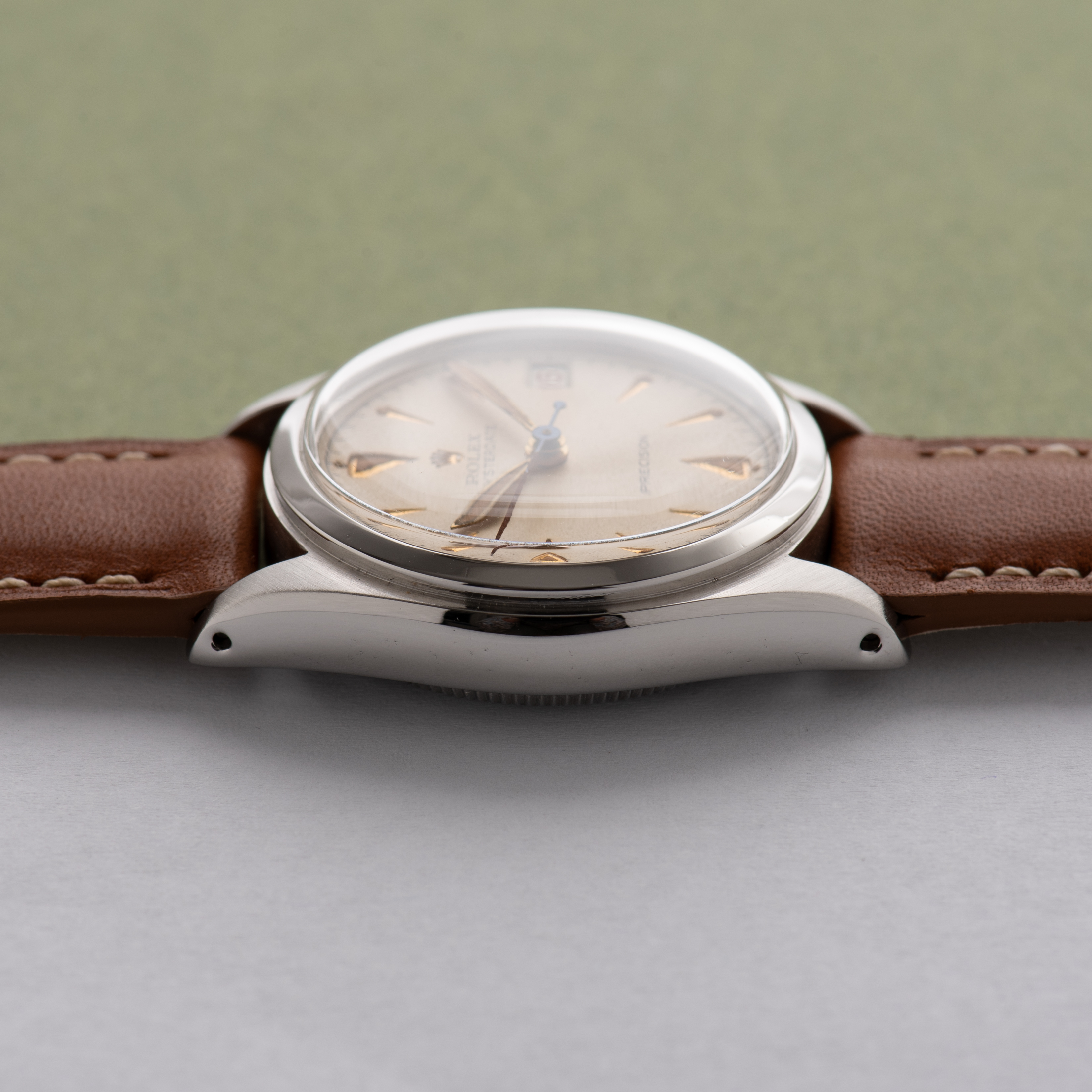 Zicht op Rolex Oysterdate Precision réf 6066 cal.740 from 1950'
