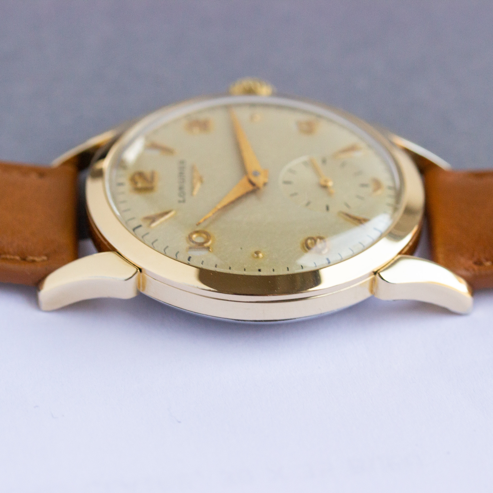 View of Longines mécanique petite seconde réf 6416-2 104 cal 1268z