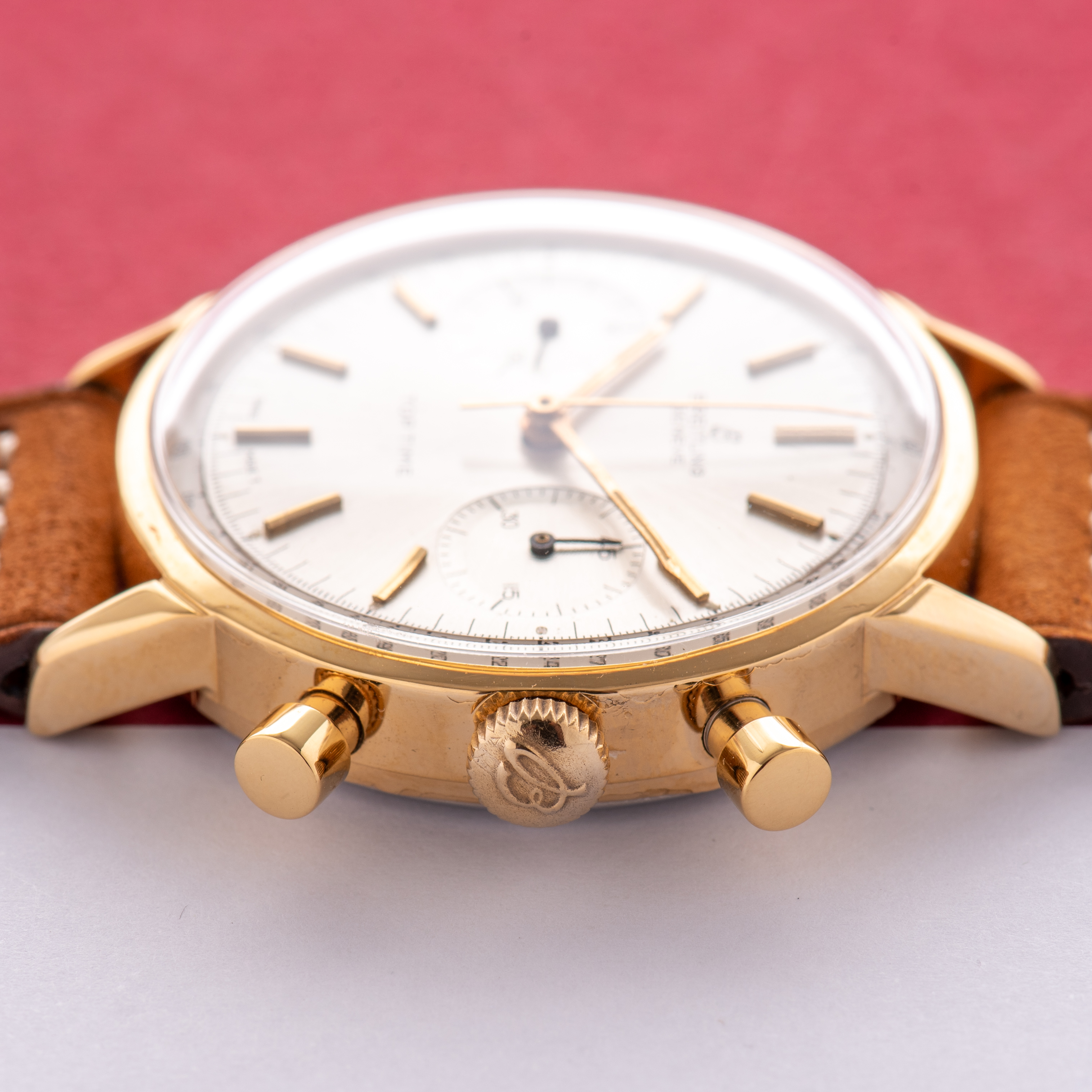 Zicht op Breitling Toptijd Chronograaf Venus 188 ref 2003