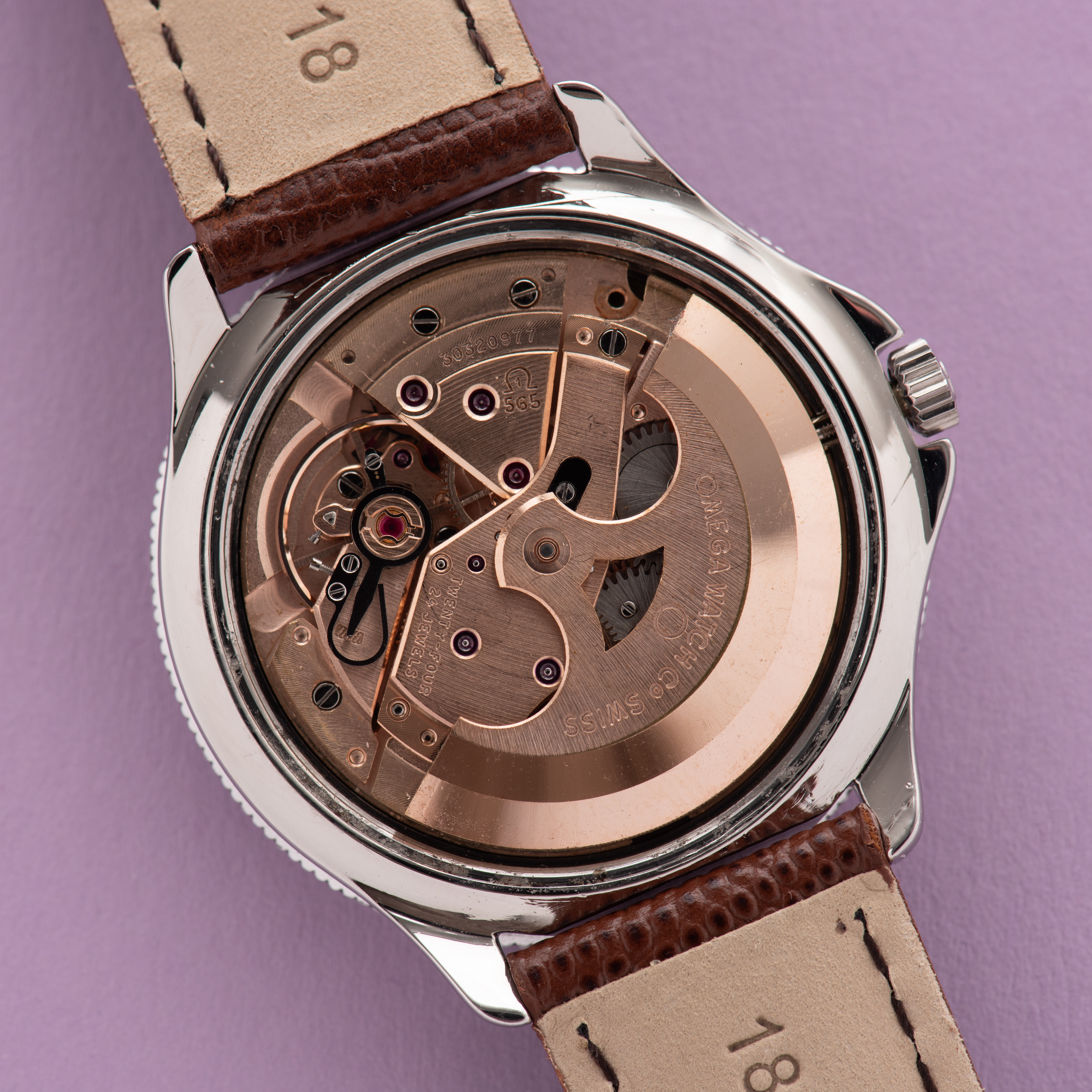 View of Omega Automatic "Admiralty" Geneva ref 166.054 from 1969