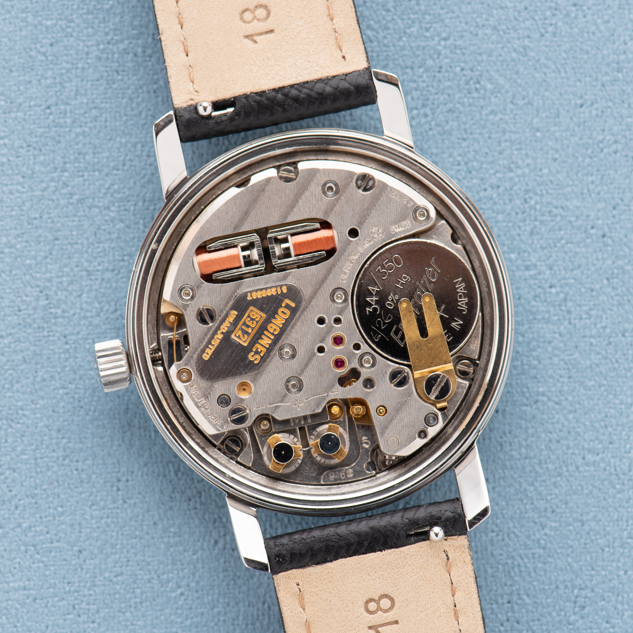 Vue de Longines Ultronic Blue Dial réf 8623-2 Full Set from 1975