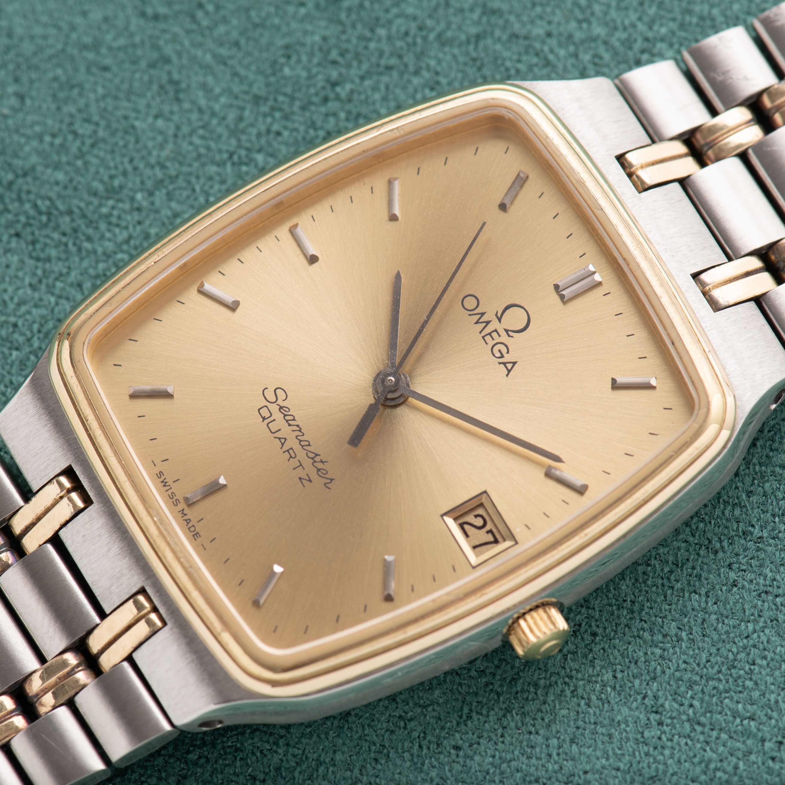 Vue de Omega Seamaster Quartz Gold plated/steel réf 196.0239 from 1984