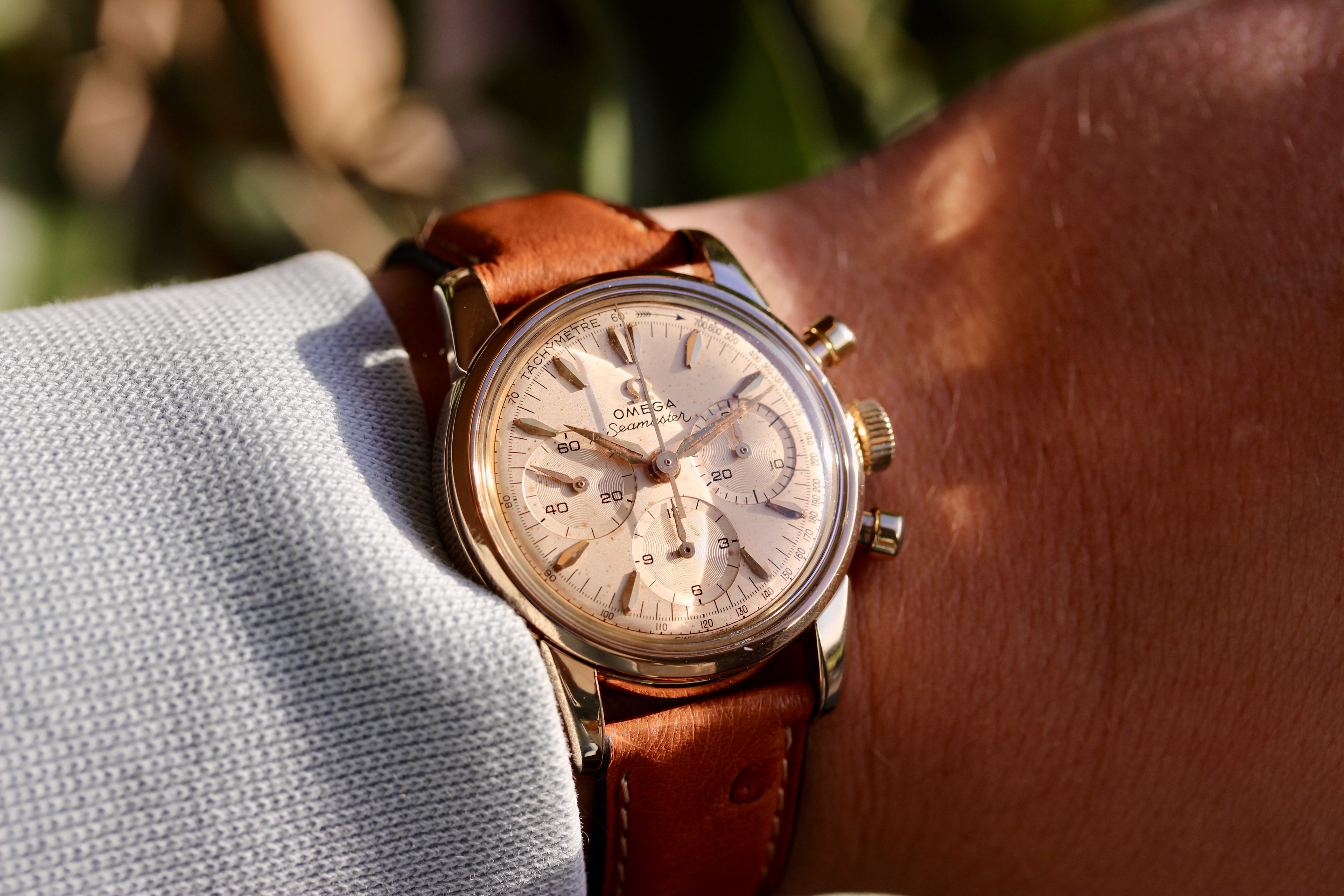 Vue de Omega Seamaster Chronographe réf KO 2907/2 cal 321