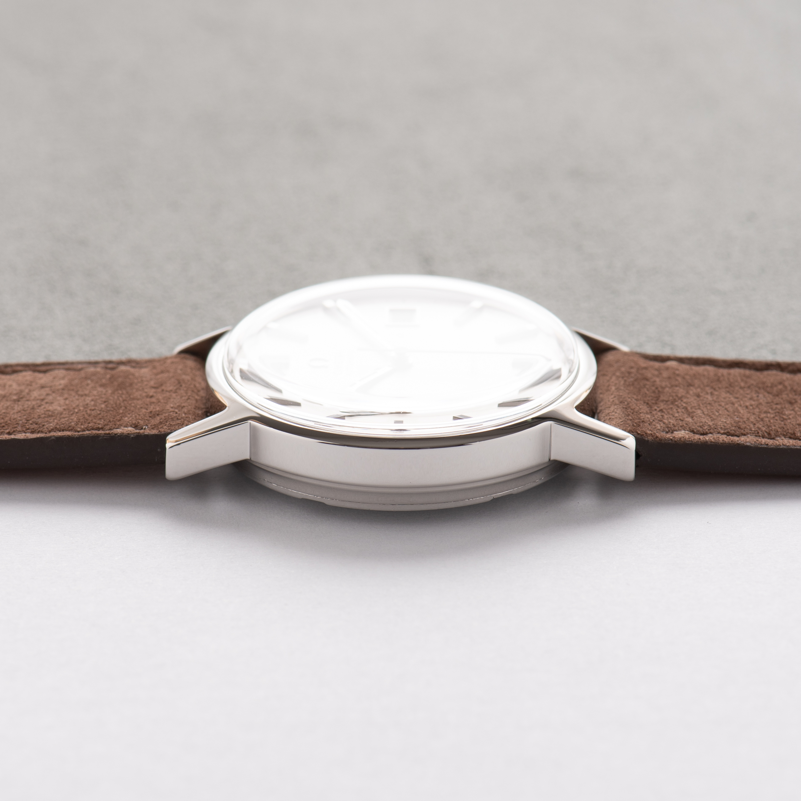 View of Omega Automatic Genève Grey Dial Ref 166.0098 from 1972