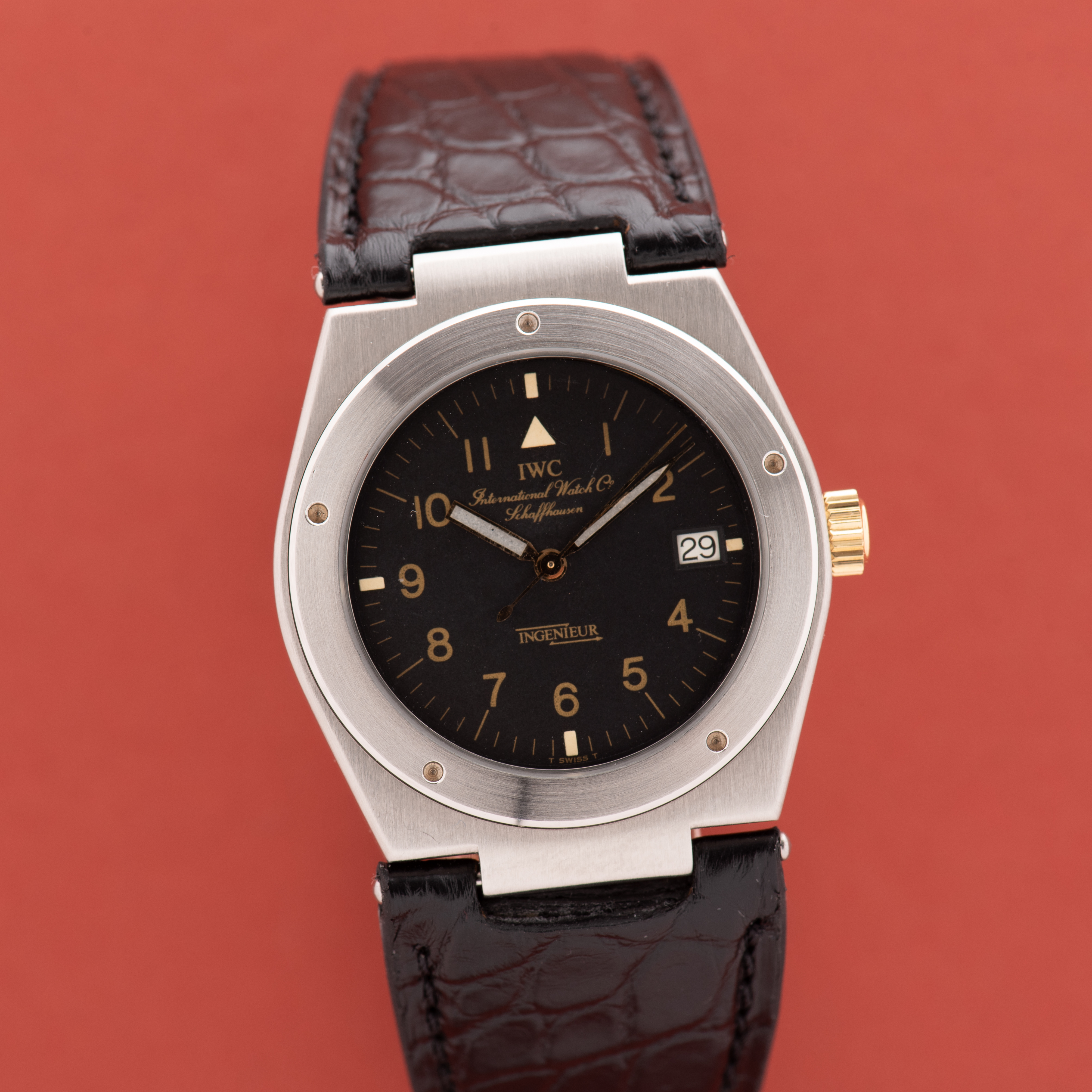 View of IWC Ingenieur Quartz "prototype" ref 3305 cal 2210