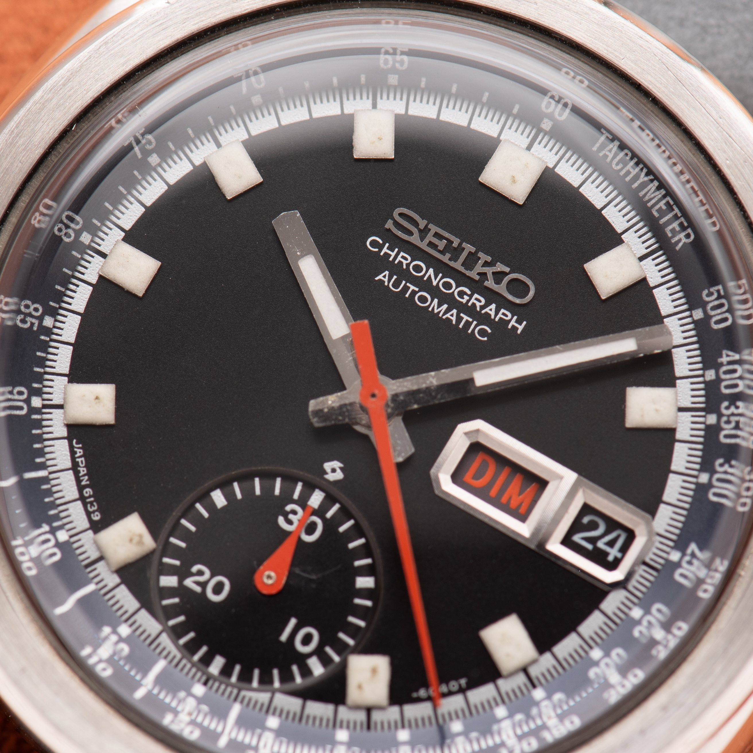 View of Seiko Chronograph Automatic Bruce Lee ref 6139-6012 from 70'