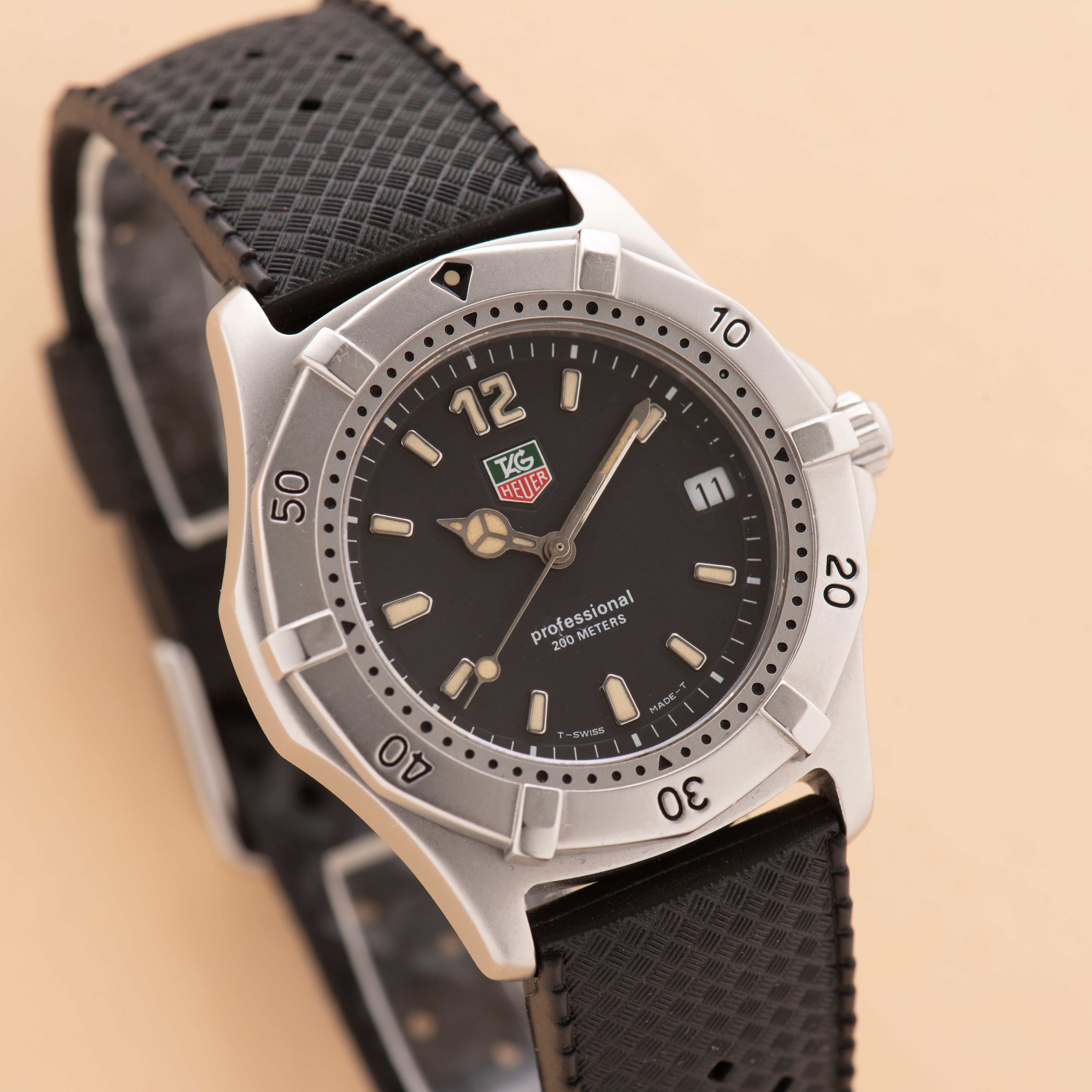 View of TAG Heuer Professional 200 meters Diver Ref WK1110