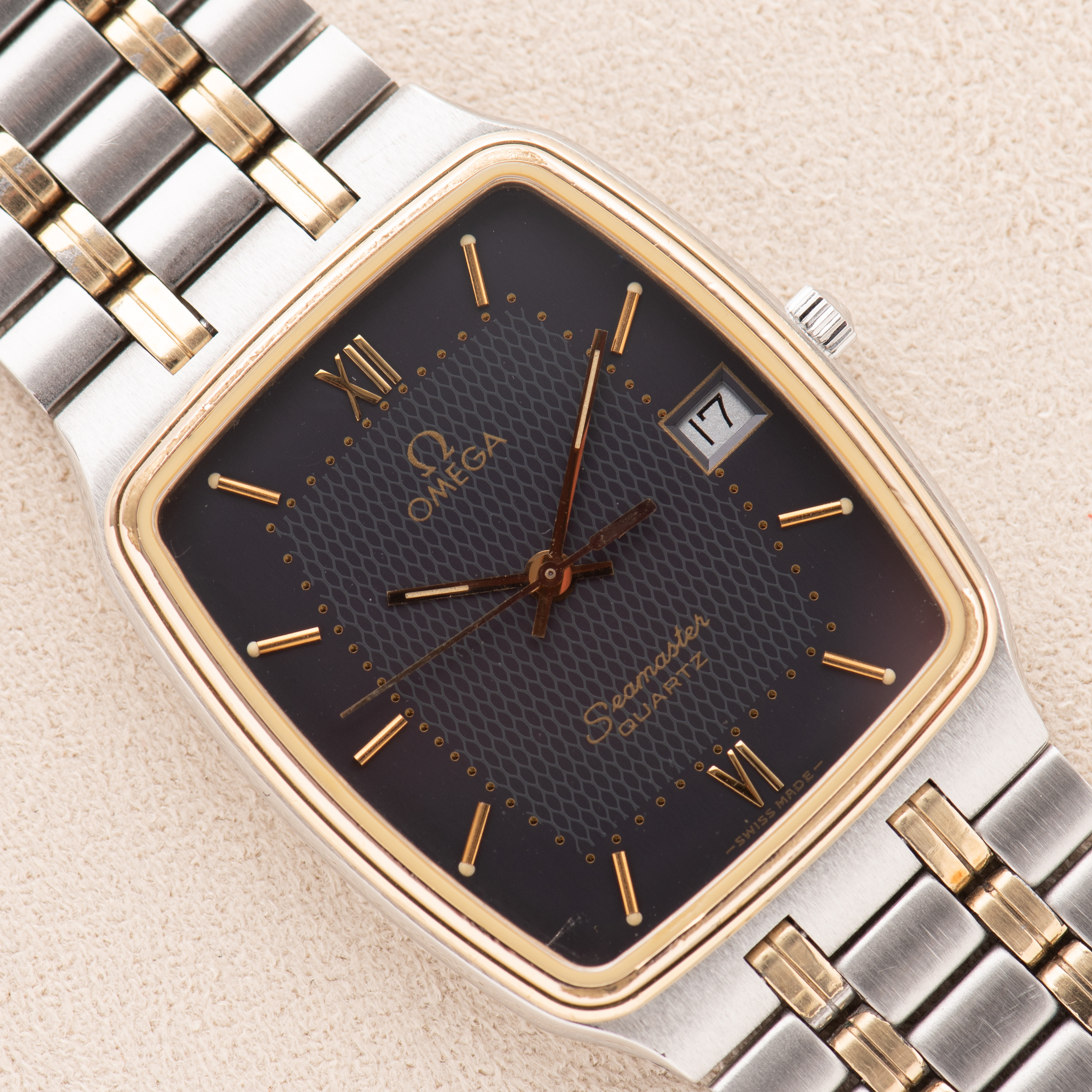 Vue de Omega Seamaster Quartz Gold plated/steel réf 196.0289 from 1984