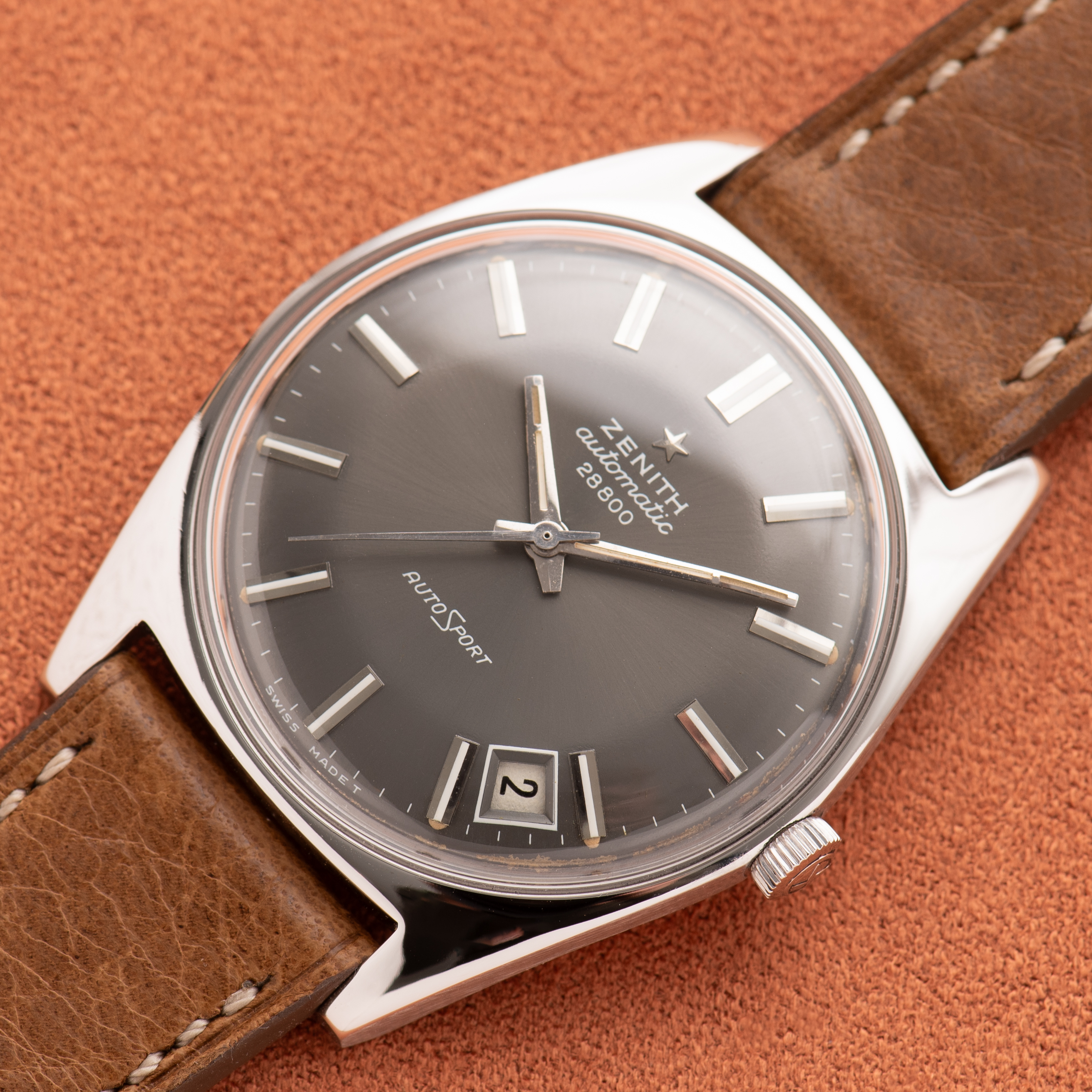 Vue de Zenith Automatic AutoSport Grey Dial réf P/6505-1