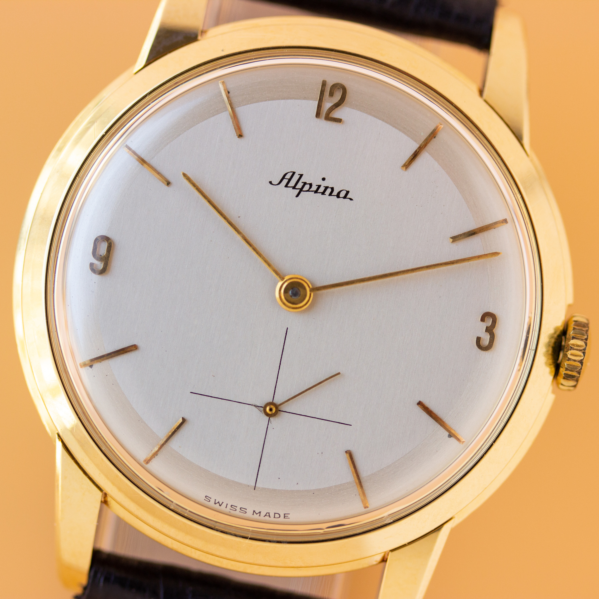Vue de Alpina mécanique petite seconde 18K réf 178131 cal 592
