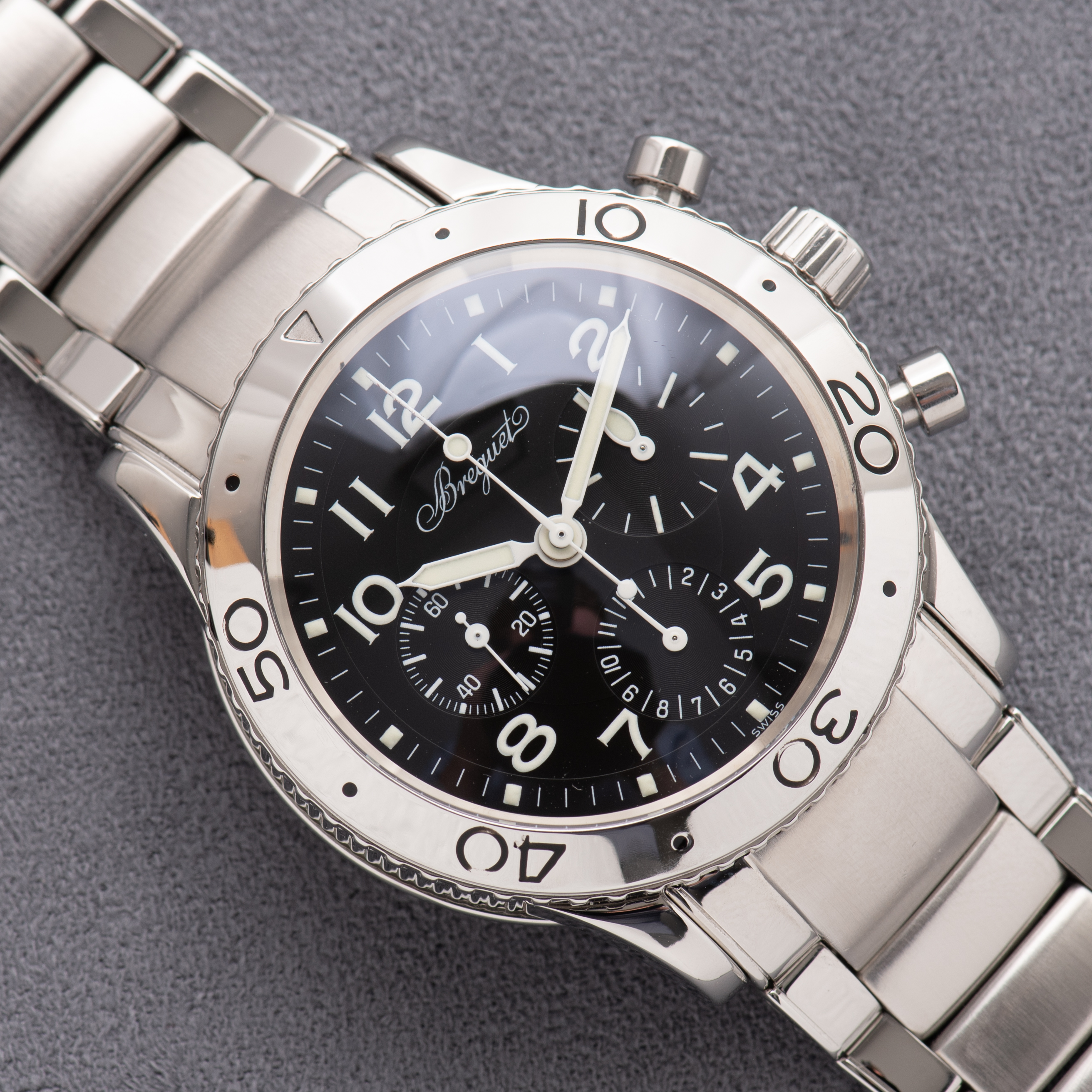 View of Breguet Type XX Automatic Ref 3800 Aeronavale