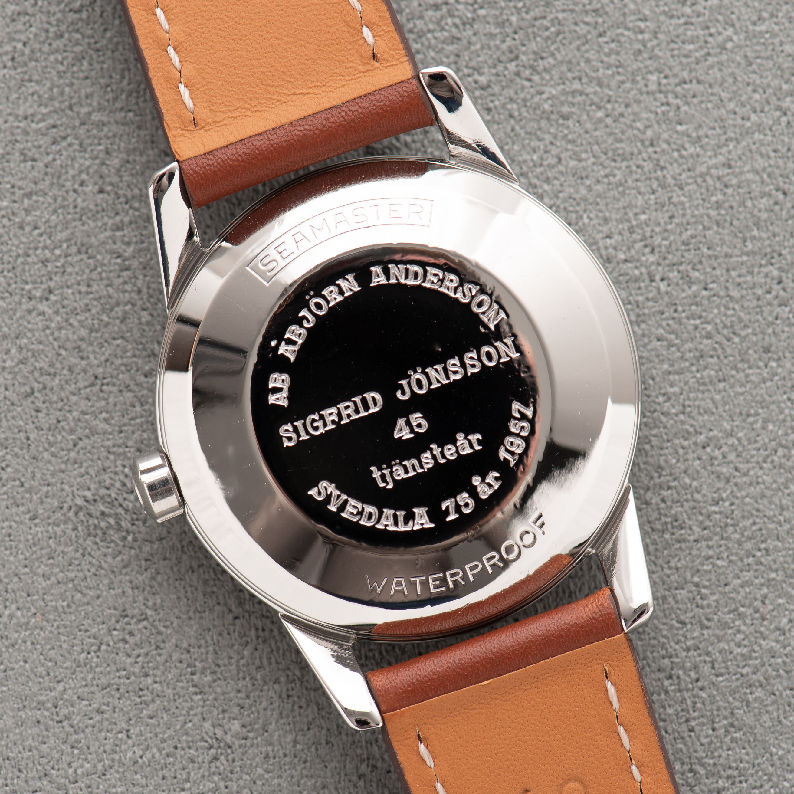 Zicht op Omega Automatic Seamaster HoneyComb Dial réf 2846 2 SC 2848 cal 491 from 1954