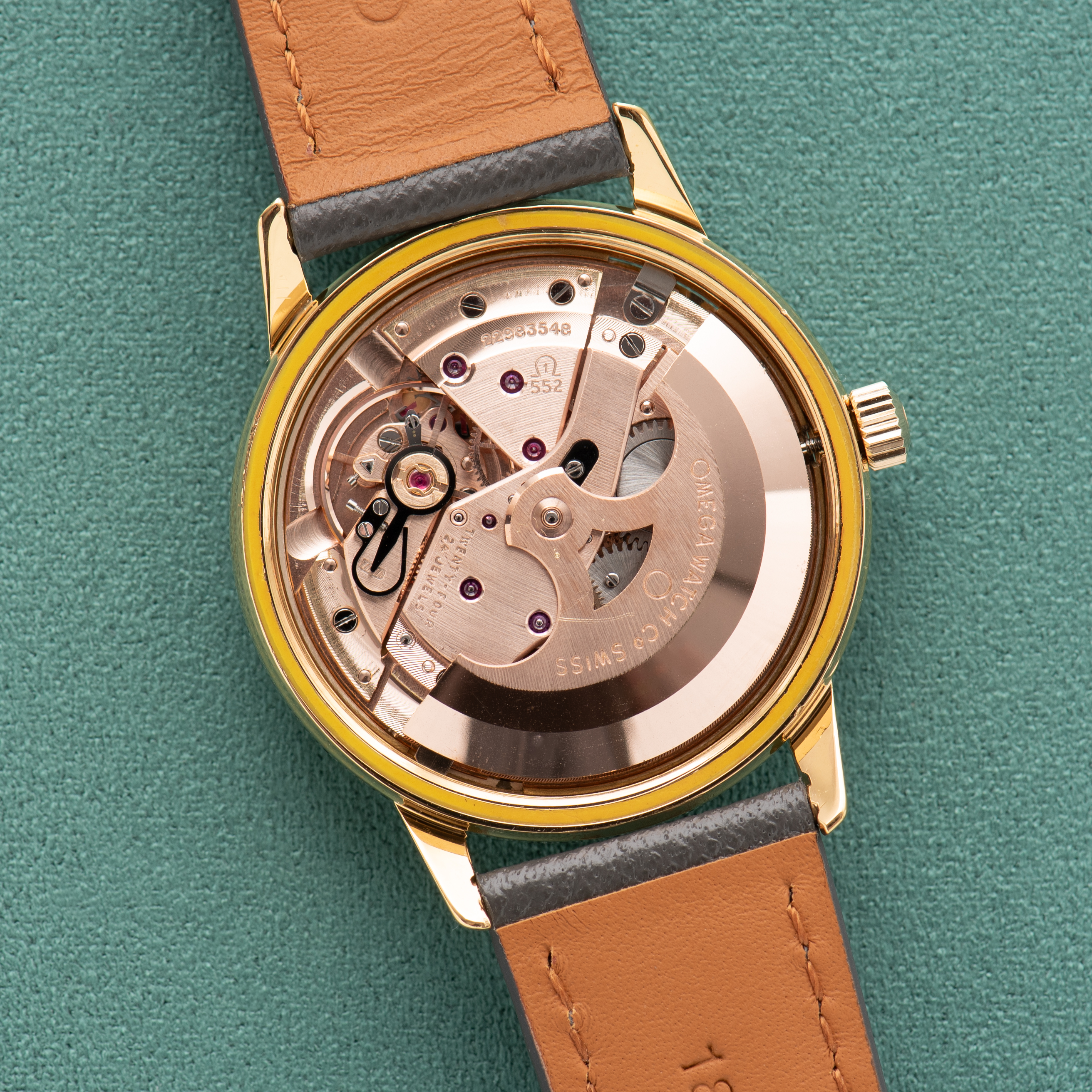 Zicht op Omega Automatic Seamaster Gold Plated/steel Réf 165.002 from 1965