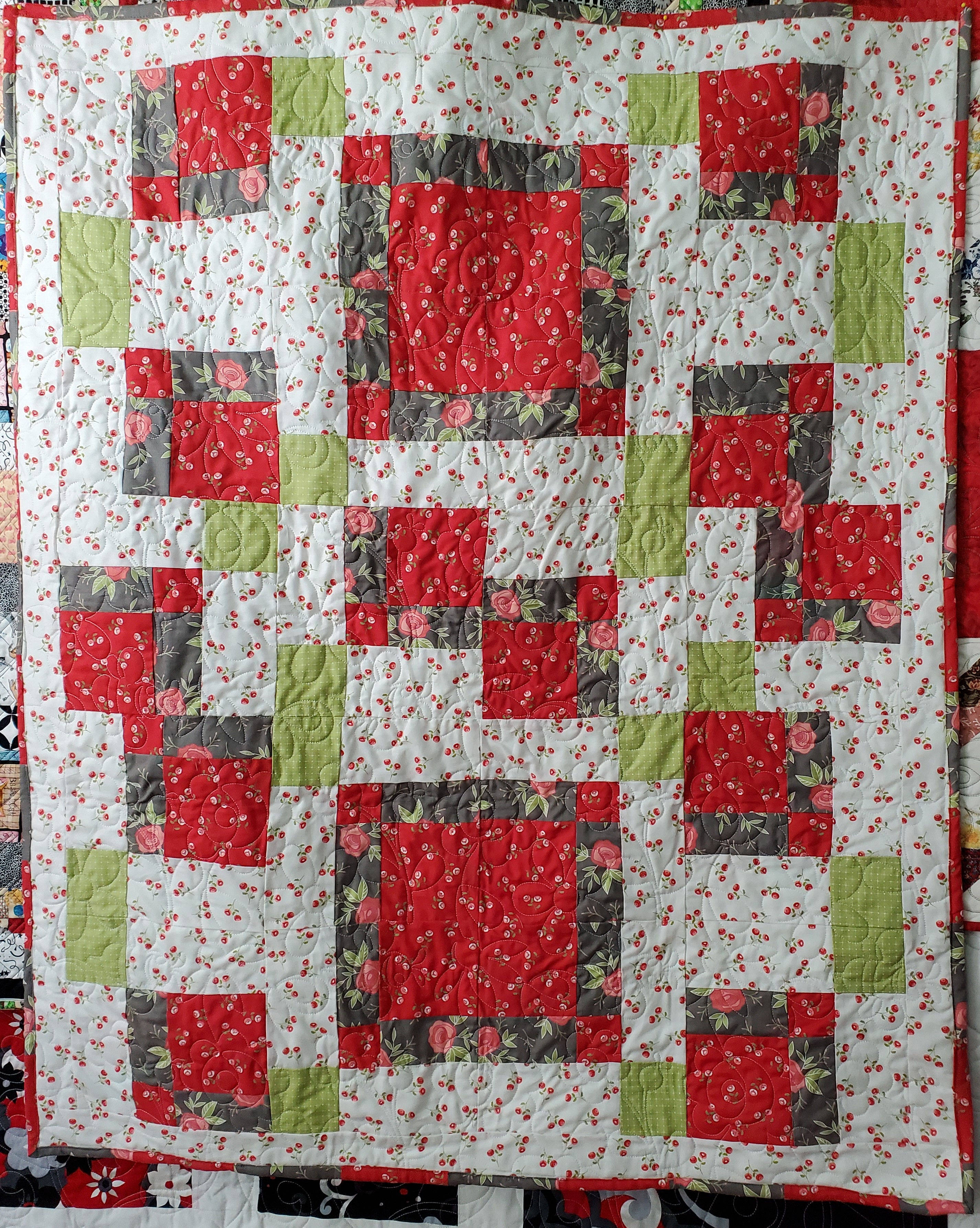 Easy Four-Fabric Quilt