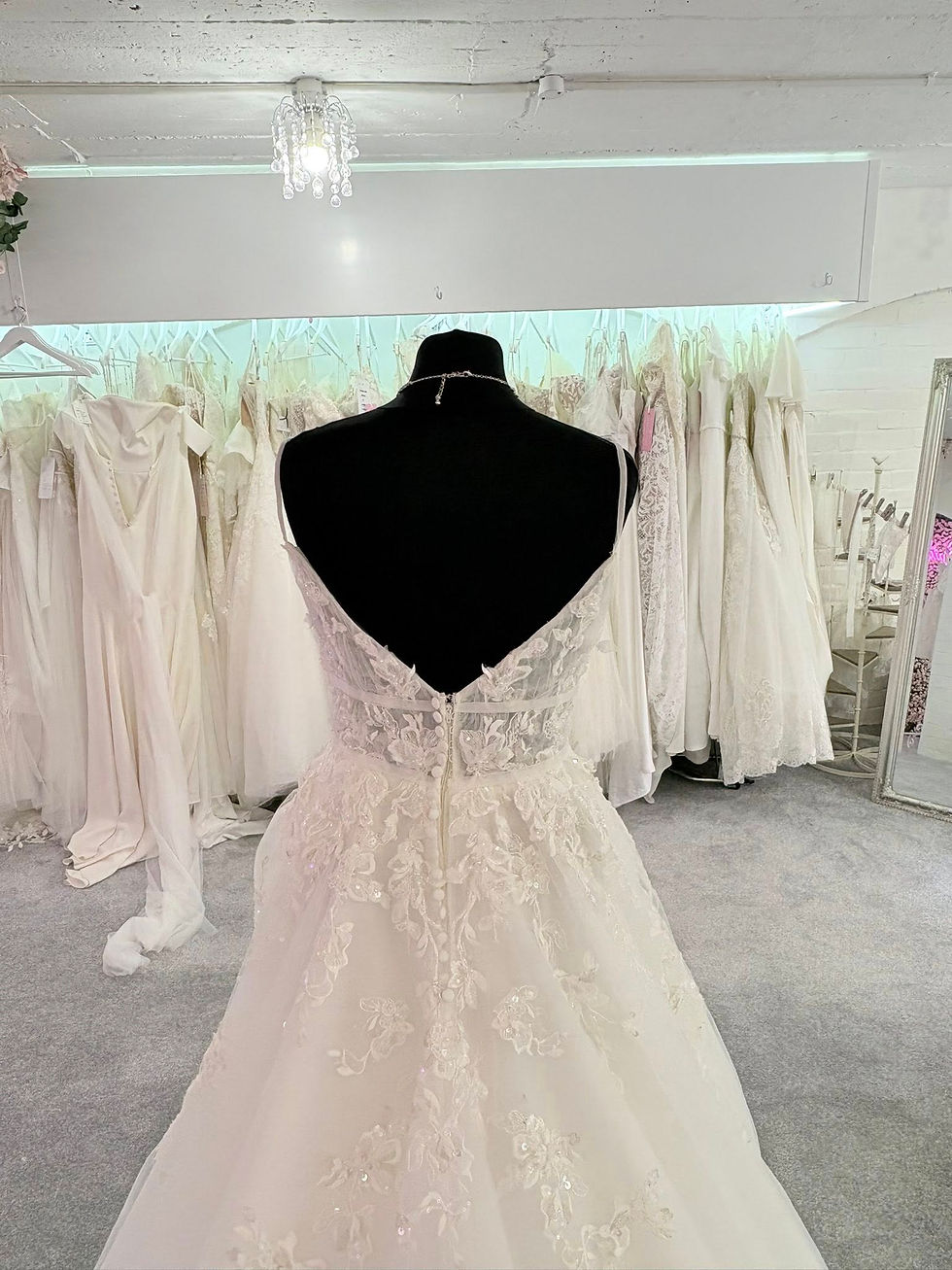Thumbnail: Pre-Loved Bridal Morilee '4138' Wedding Dress