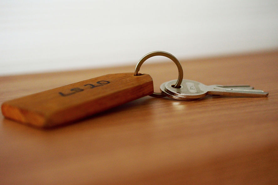 Keyring With Keys
