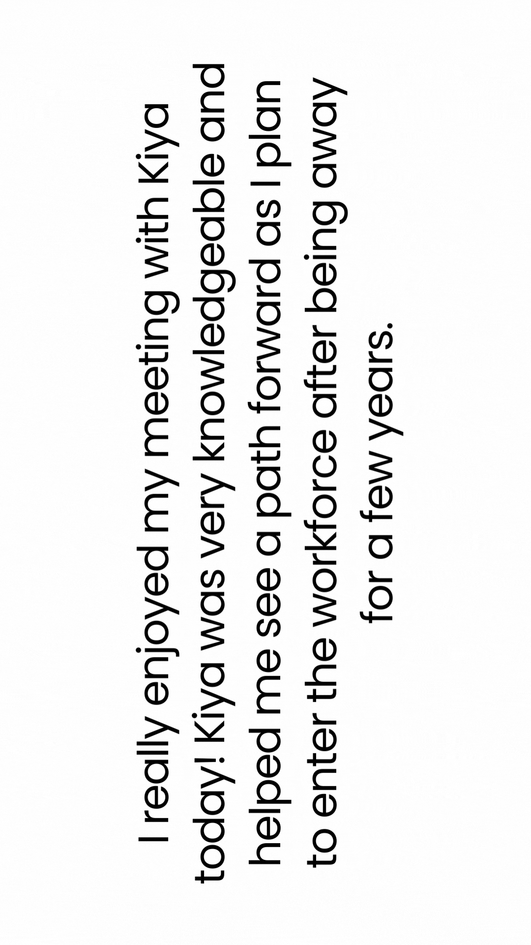 Kiya Feedback 1