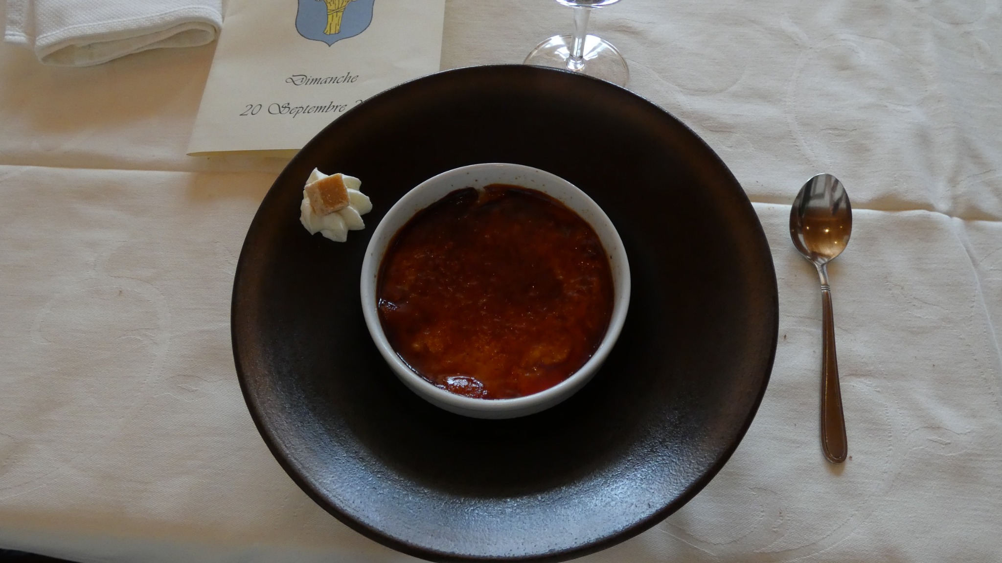 Dessert en contraste