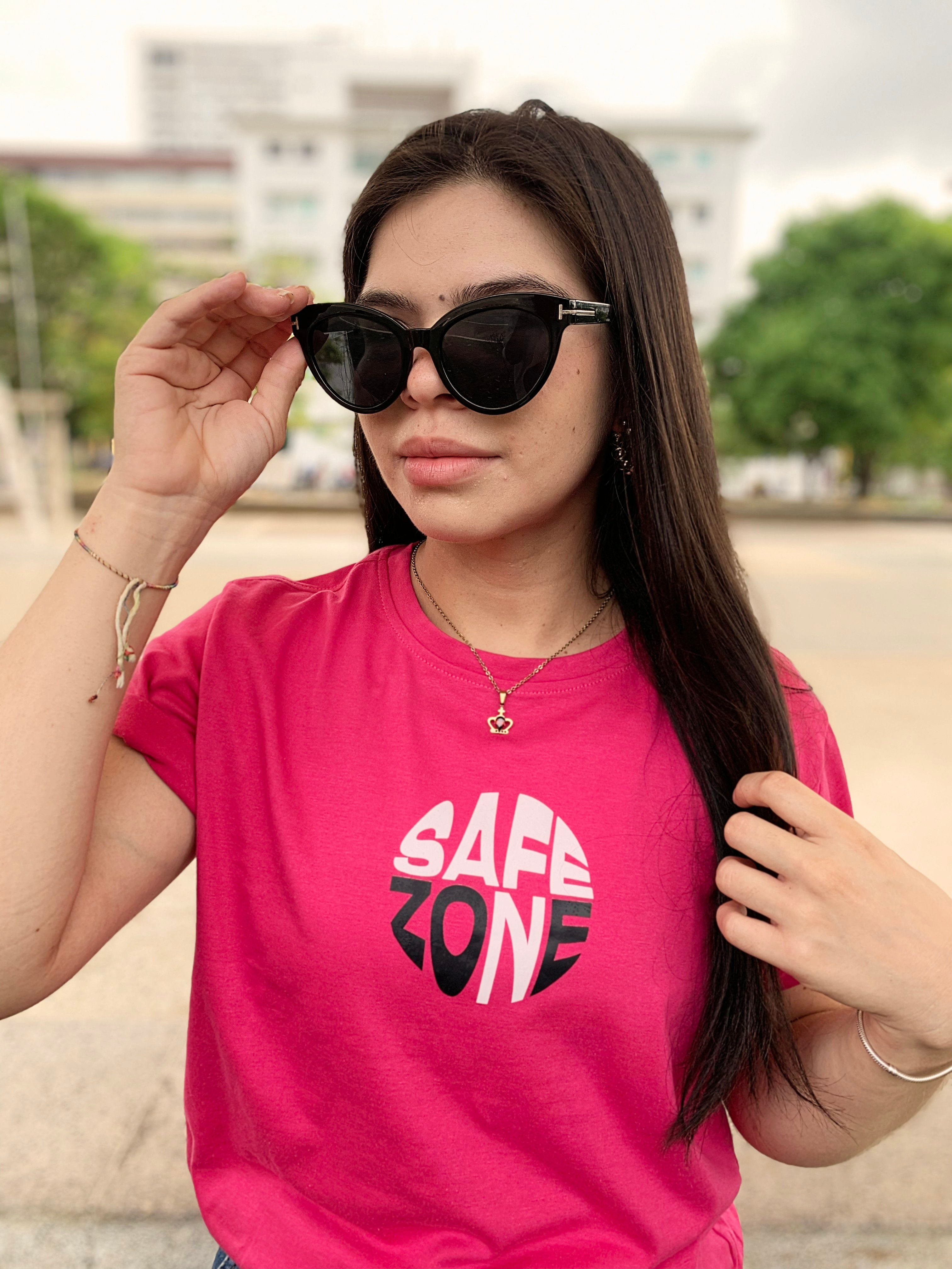 T-Shirt Safe Zone Pink