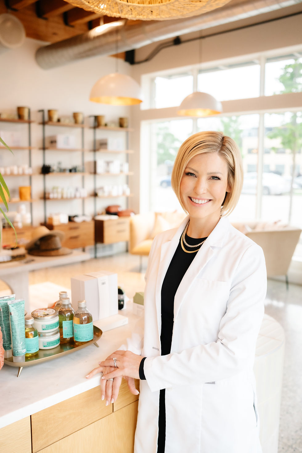 We asked Meredith, "Who does YOUR treatments?"