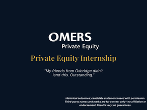 Case Study: OMERS Infrastructure – From UK Target University to Offer (London)