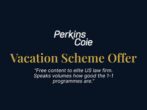 Case Study: Perkins Coie (US) – How Haniel Landed US Law Firm Vacation Scheme After Attending My TikTok Live