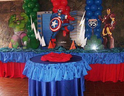 Decoracion Fiestas Infantiles Los Vengadores, Salones 5