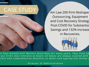Am Law 200 Firm Reshapes Outsourcing, Equipment and Cost Recovery Strategy Post-COVID for Substantia