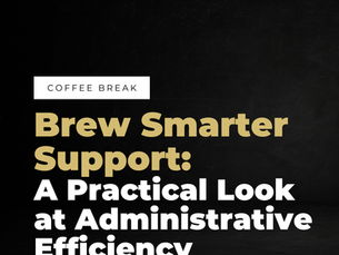 March Coffee Break: Brew Smarter Support