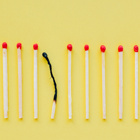 burned out match