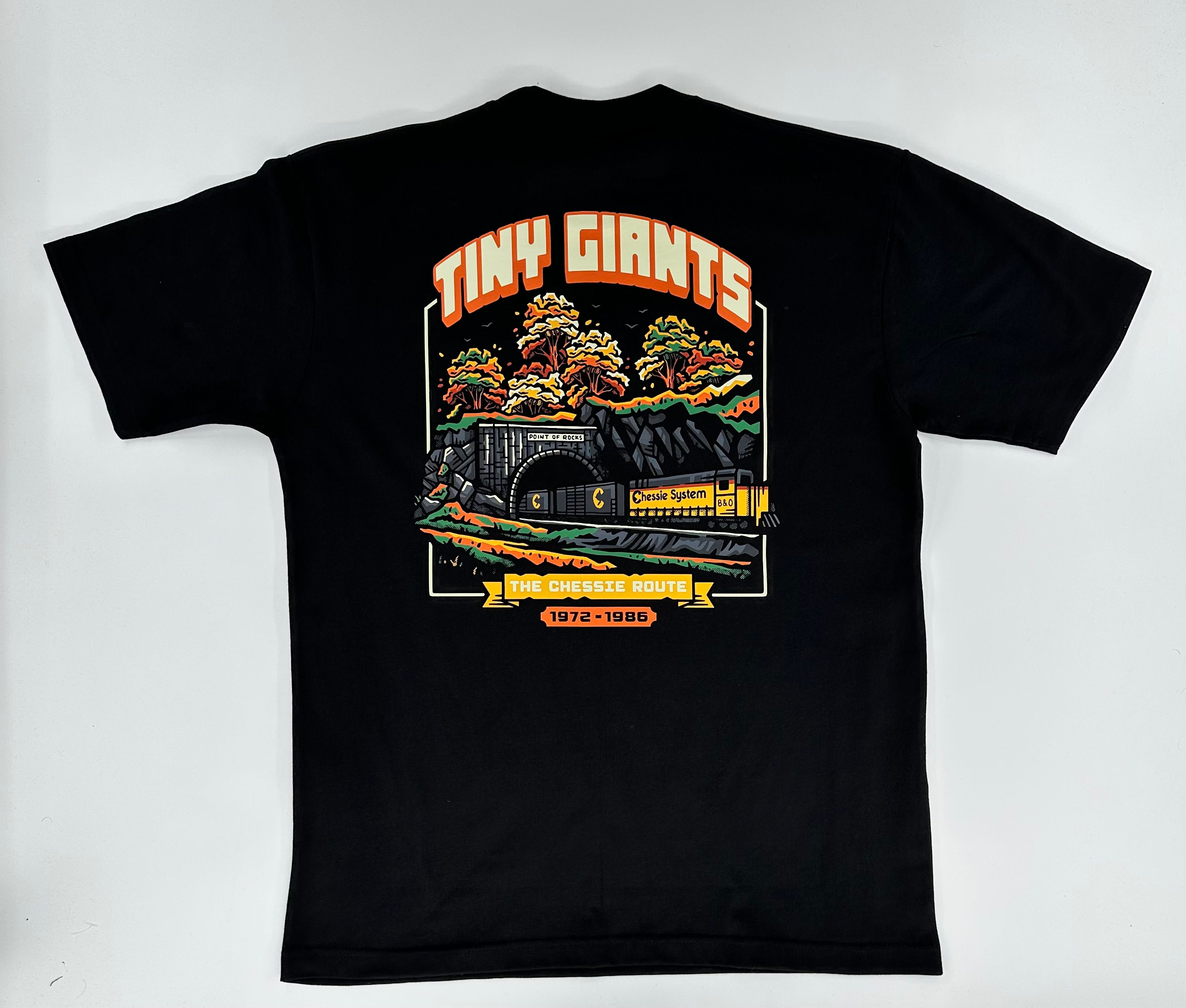 Tiny Giants "Point Of Rocks"  T-Shirt -Black