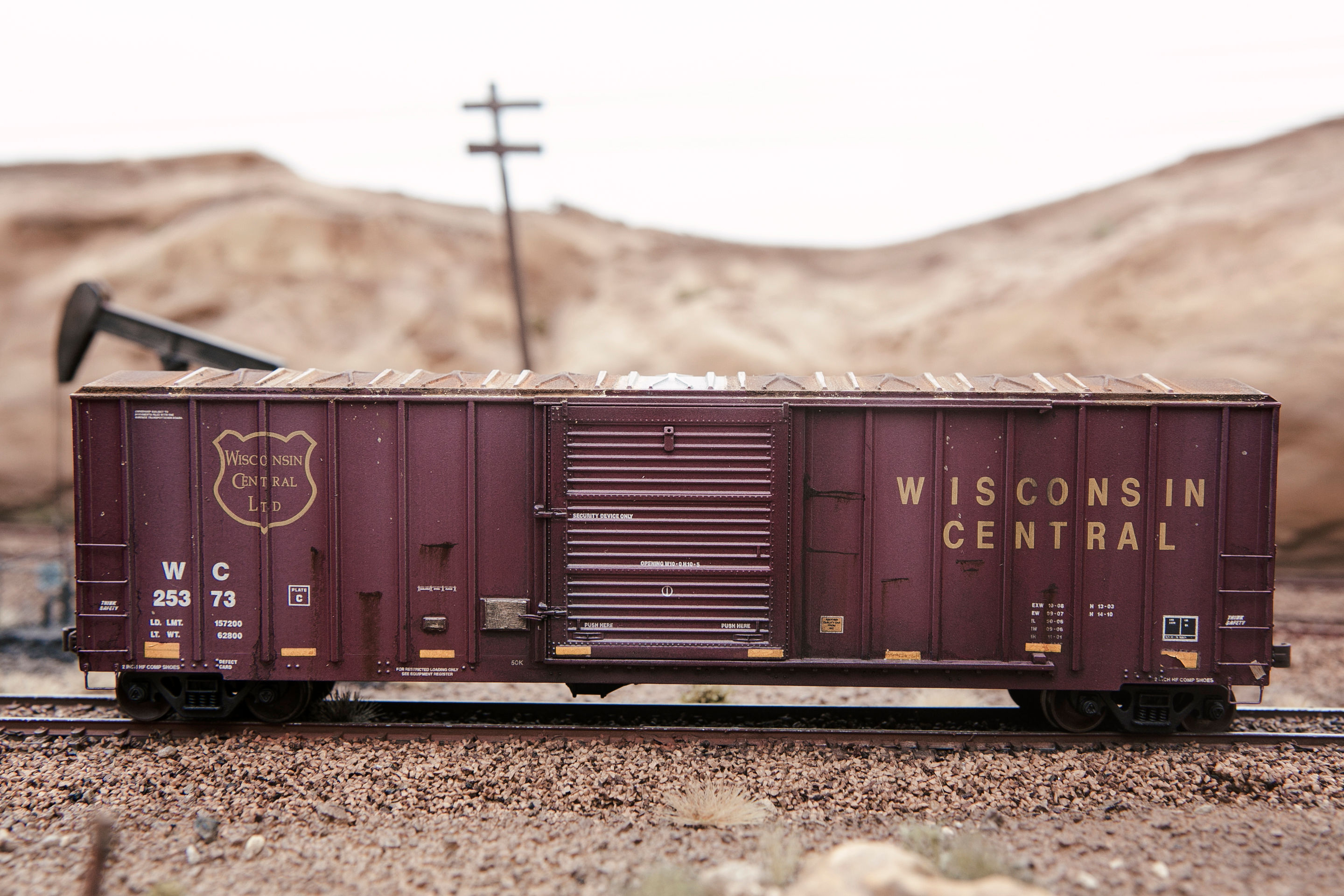 Wisconsin Central 50' Boxcar Ho Scale