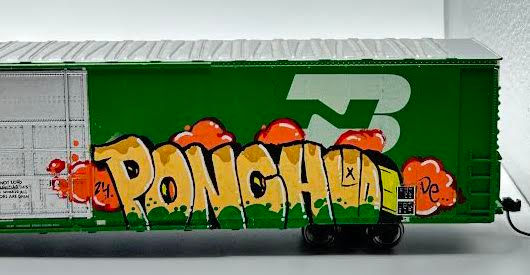 Thumbnail: Cink / Poncho 86' Burlington Northern Ho Scale
